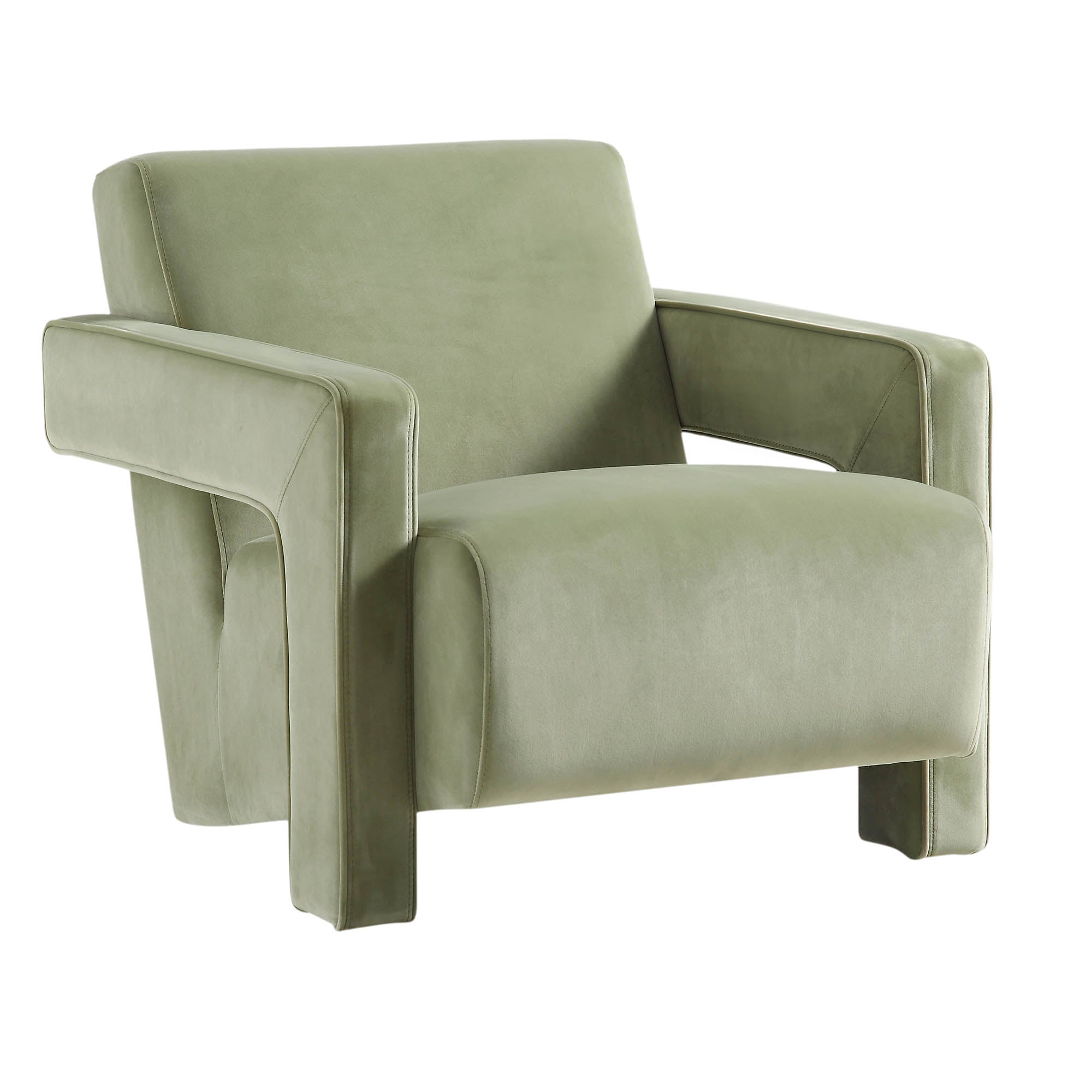 brompton sculptural armchair, lichen velvet brompton sculptural armchair, lichen velvet