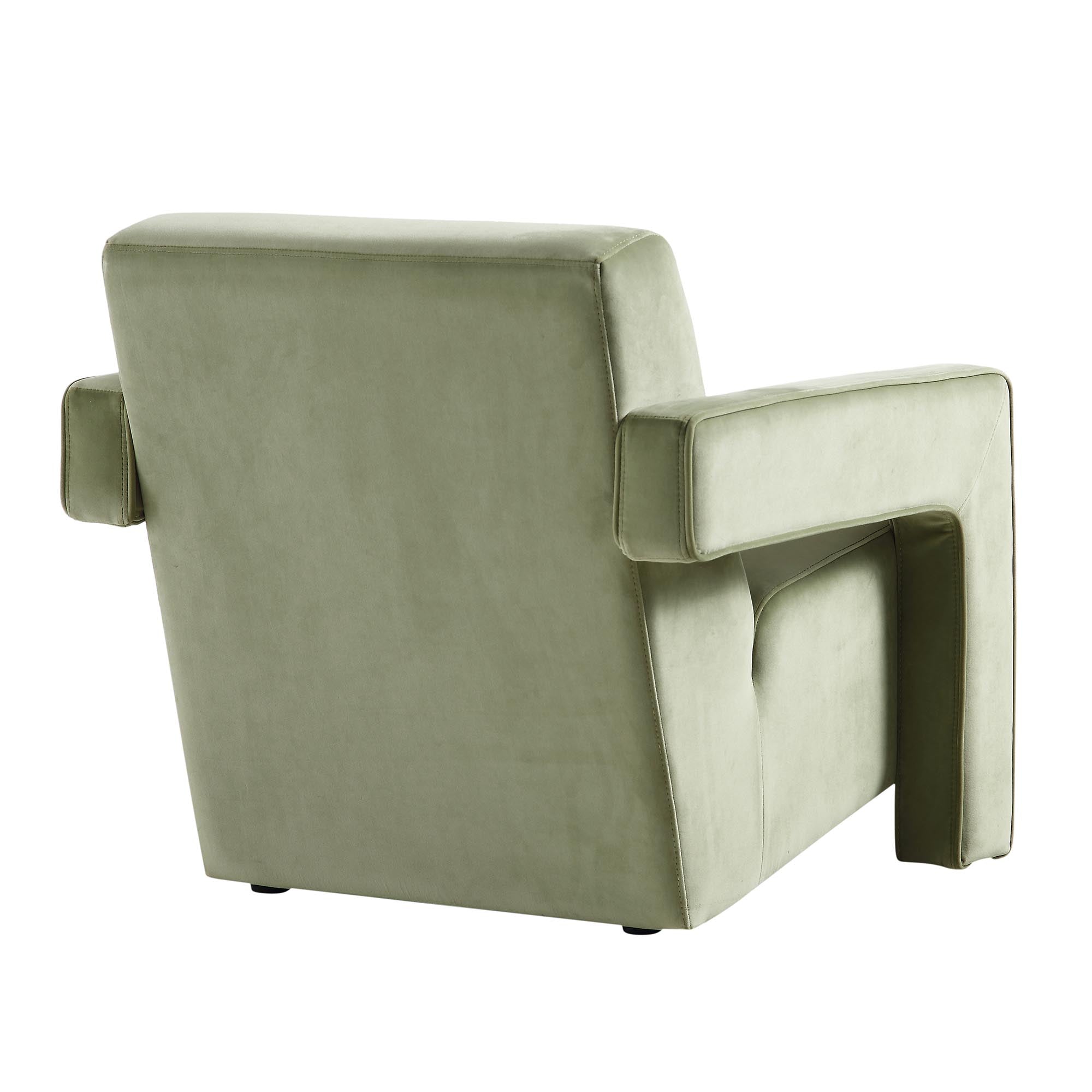 brompton sculptural armchair, lichen velvet brompton sculptural armchair, lichen velvet