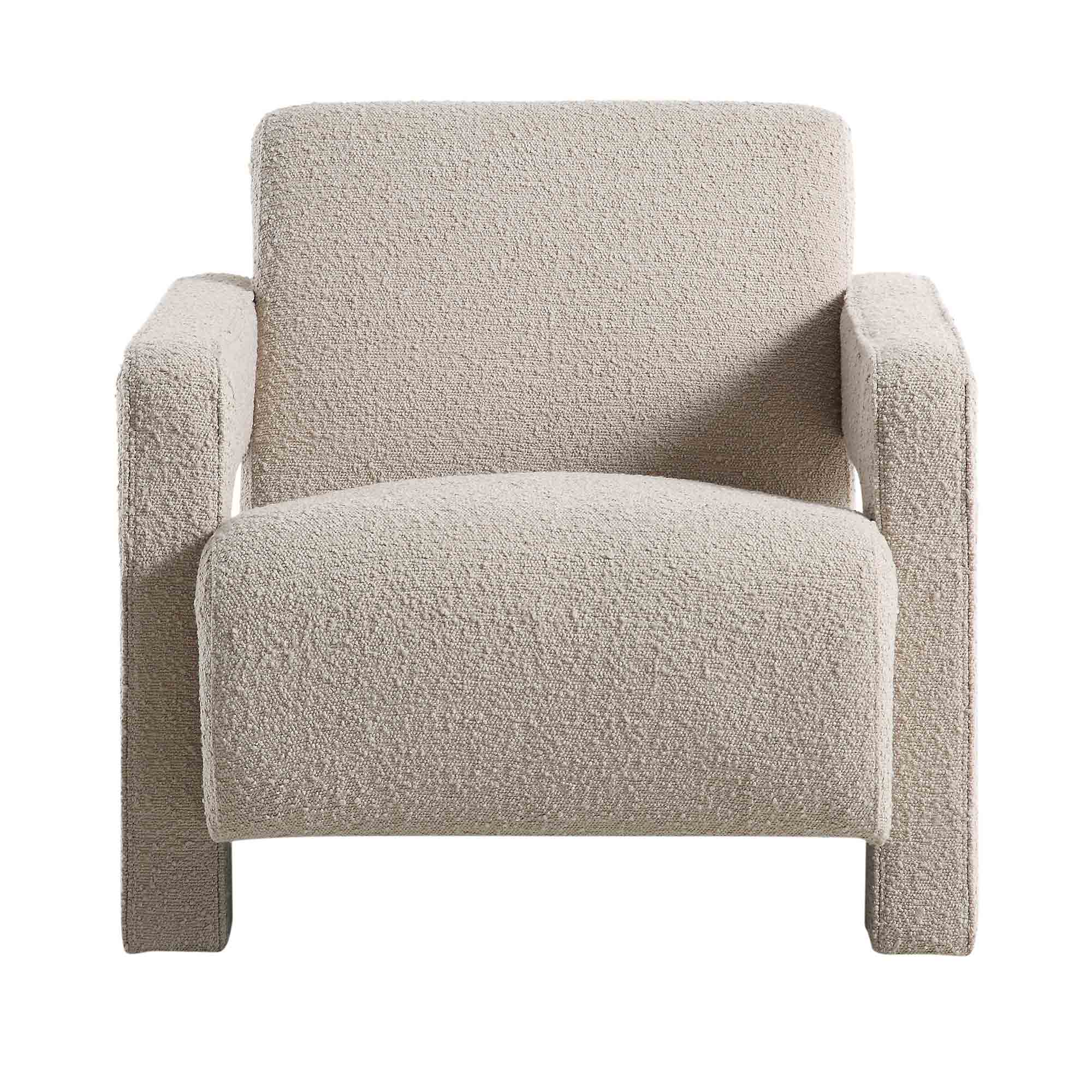 brompton sculptural armchair, taupe boucle brompton sculptural armchair, taupe boucle