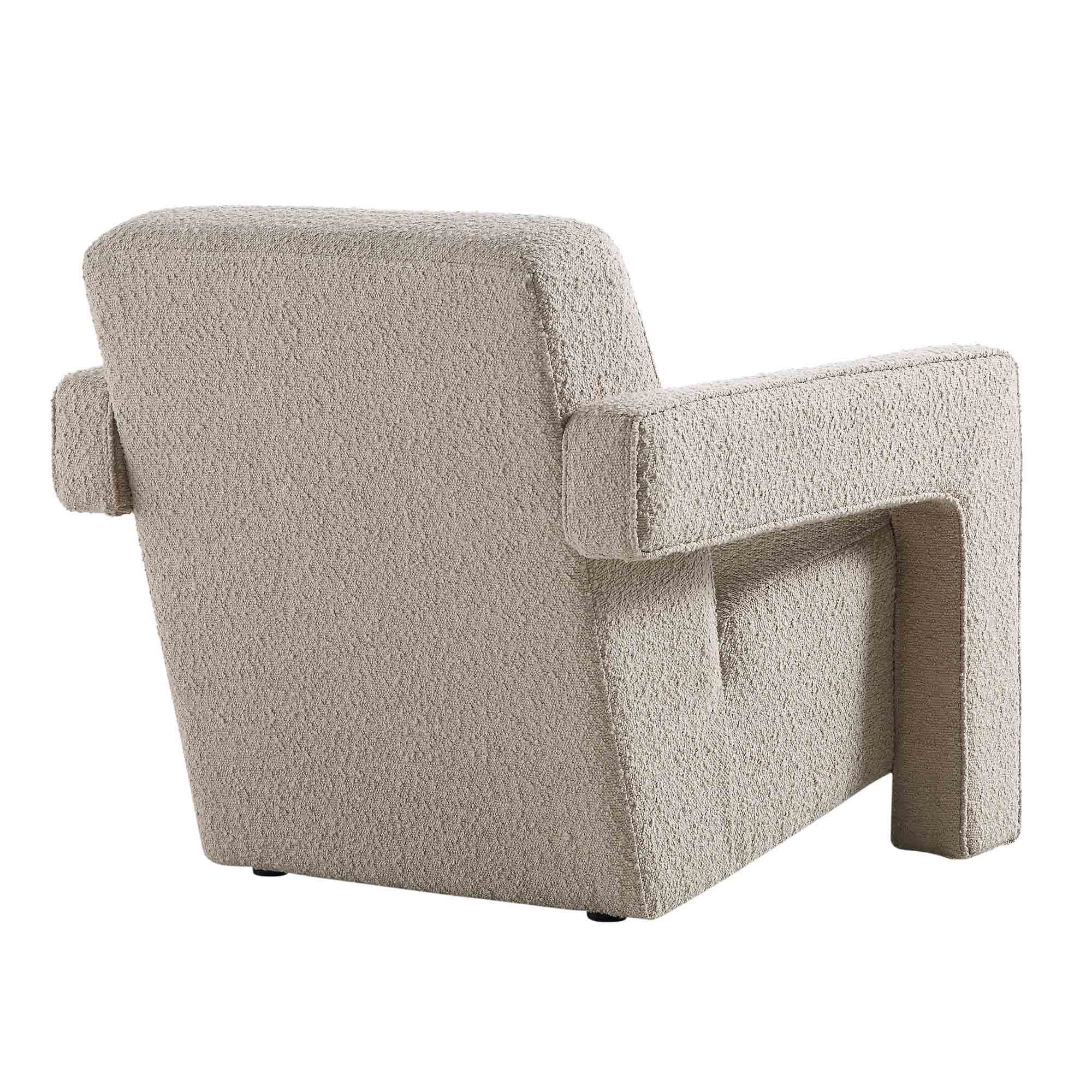 brompton sculptural armchair, taupe boucle brompton sculptural armchair, taupe boucle