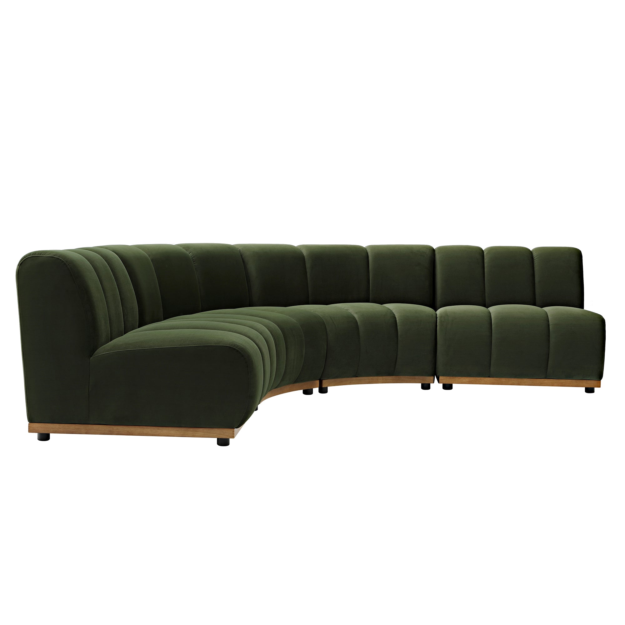 granvia moss green velvet sectional sofa, 4 seater large corner sofa granvia moss green velvet sectional sofa, 4 seater large corner sofa