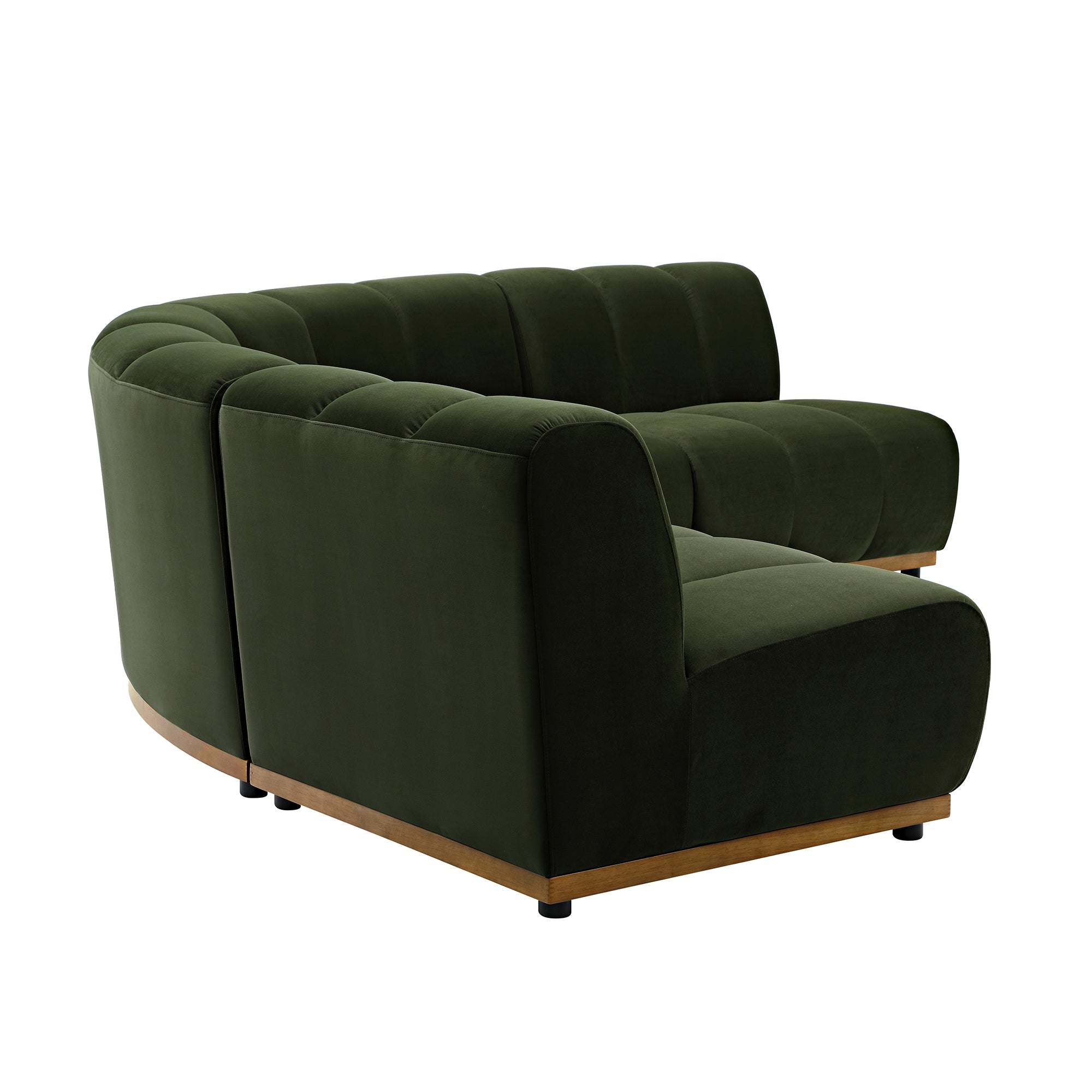 granvia moss green velvet sectional sofa, 4 seater large corner sofa granvia moss green velvet sectional sofa, 4 seater large corner sofa