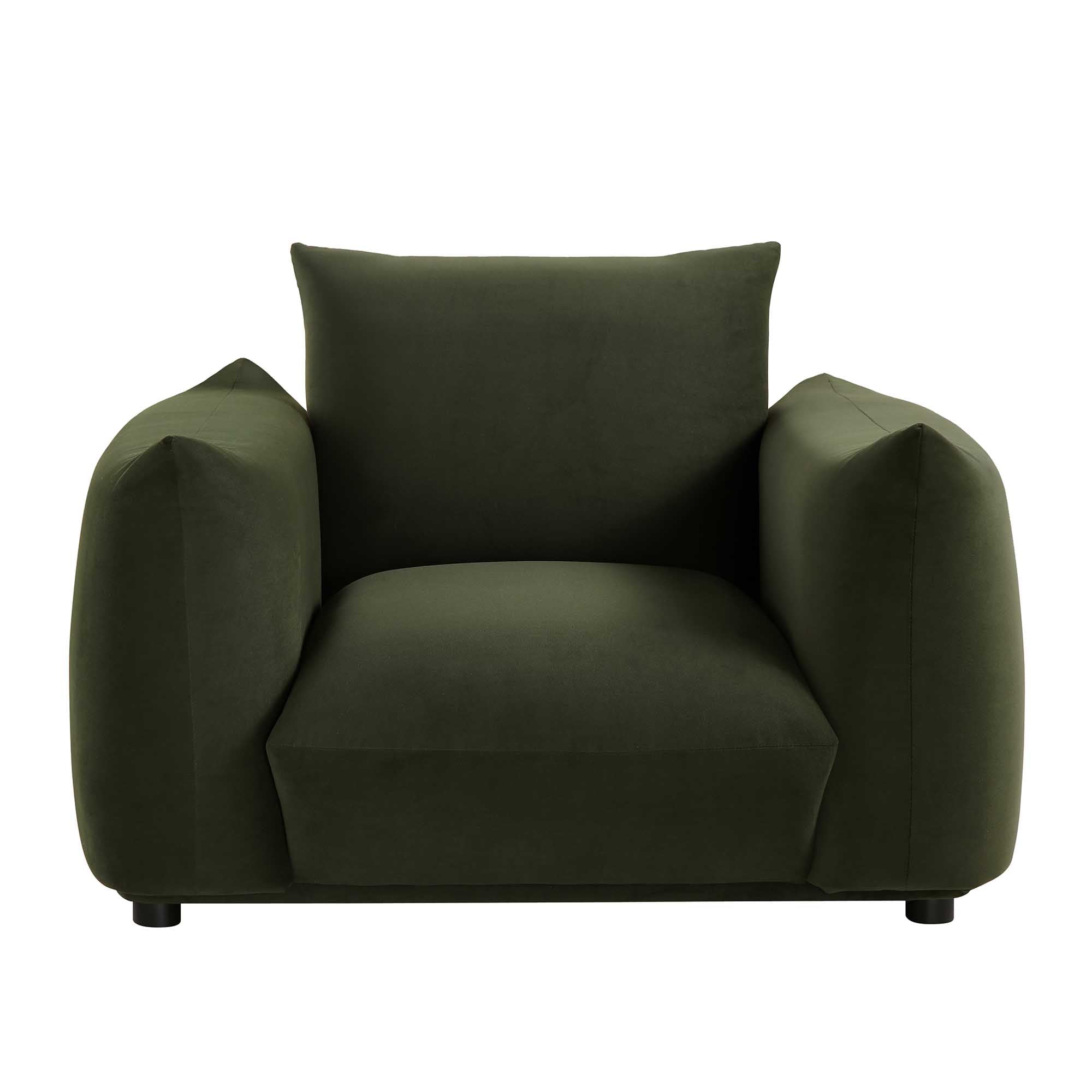 gianni armchair, moss green velvet gianni armchair, moss green velvet
