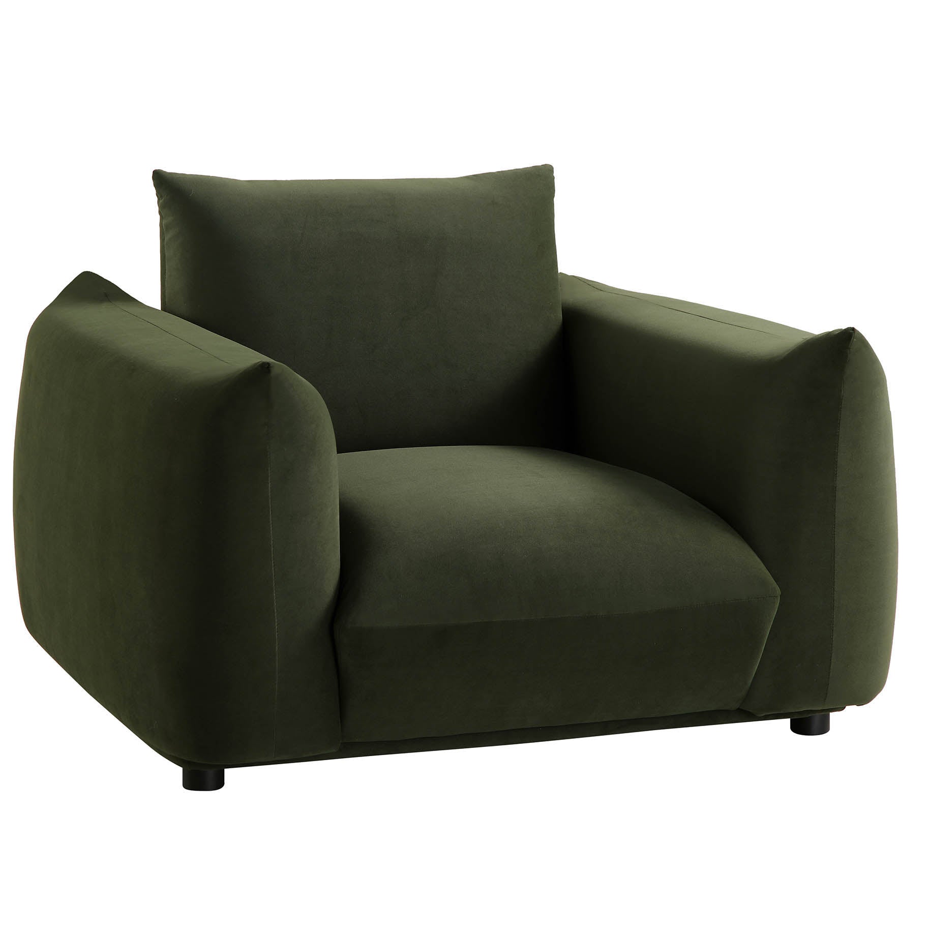 gianni armchair, moss green velvet gianni armchair, moss green velvet