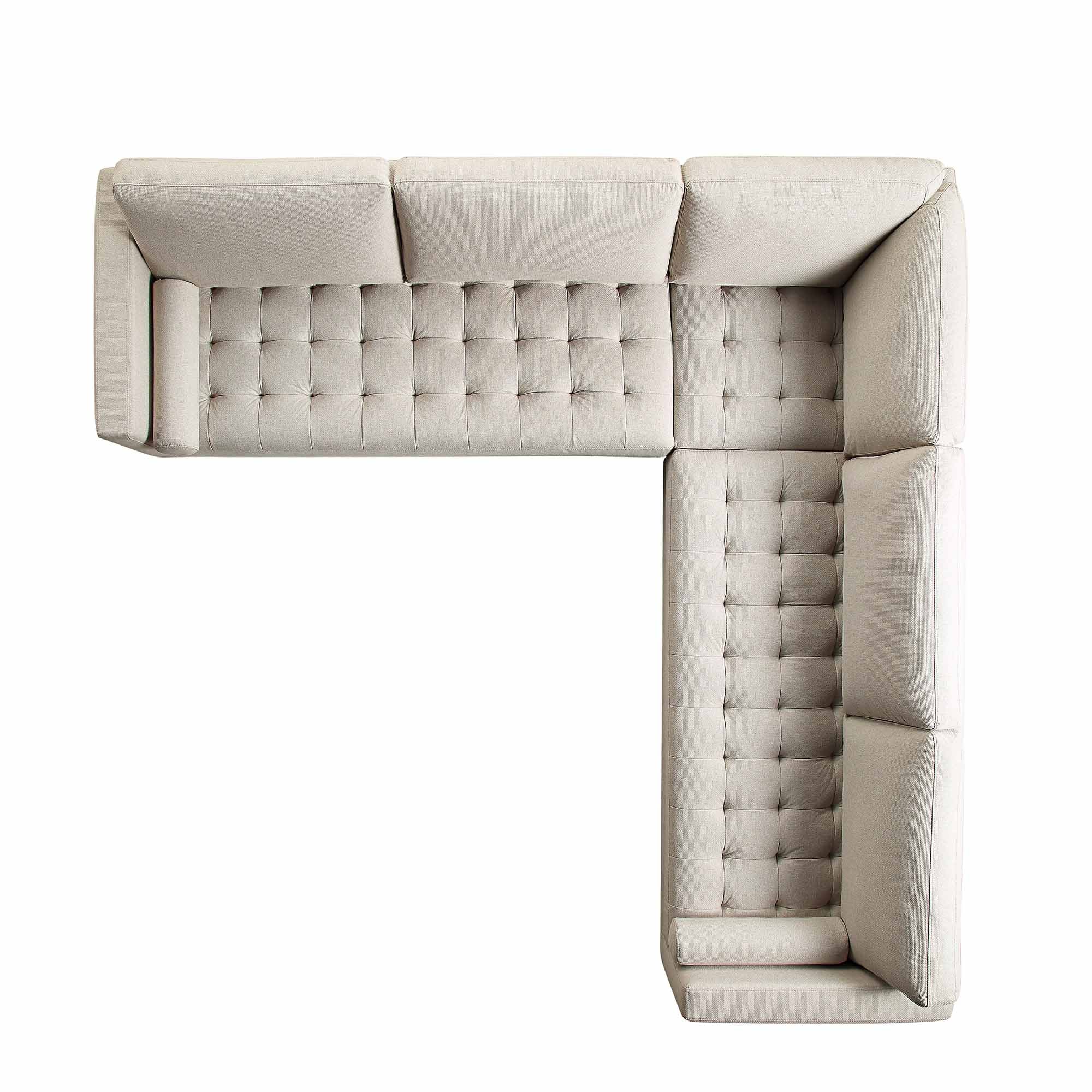 henrietta 5+seater corner sofa, beige woven fabric henrietta 5+seater corner sofa, beige woven fabric