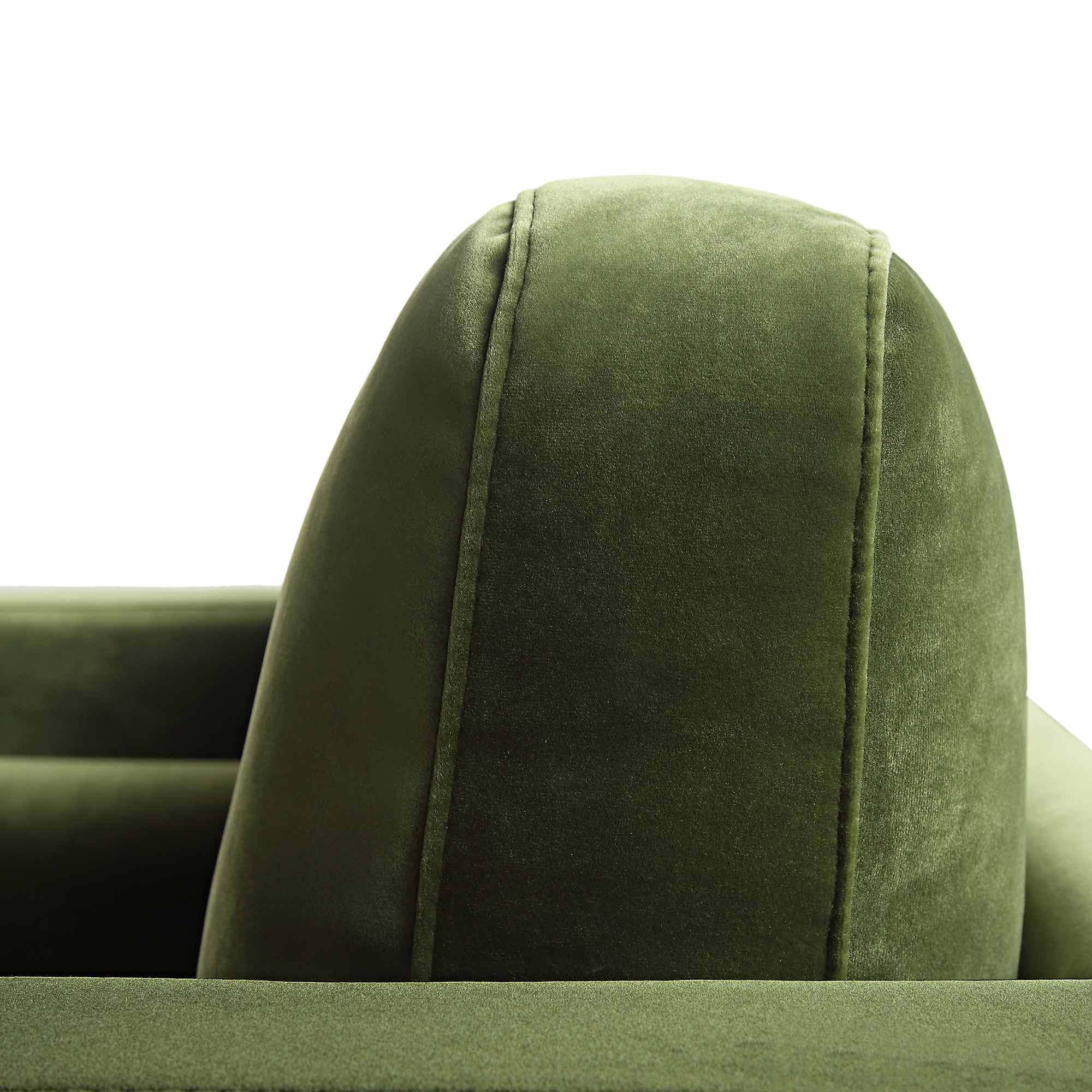 henrietta armchair, moss green velvet henrietta armchair, moss green velvet