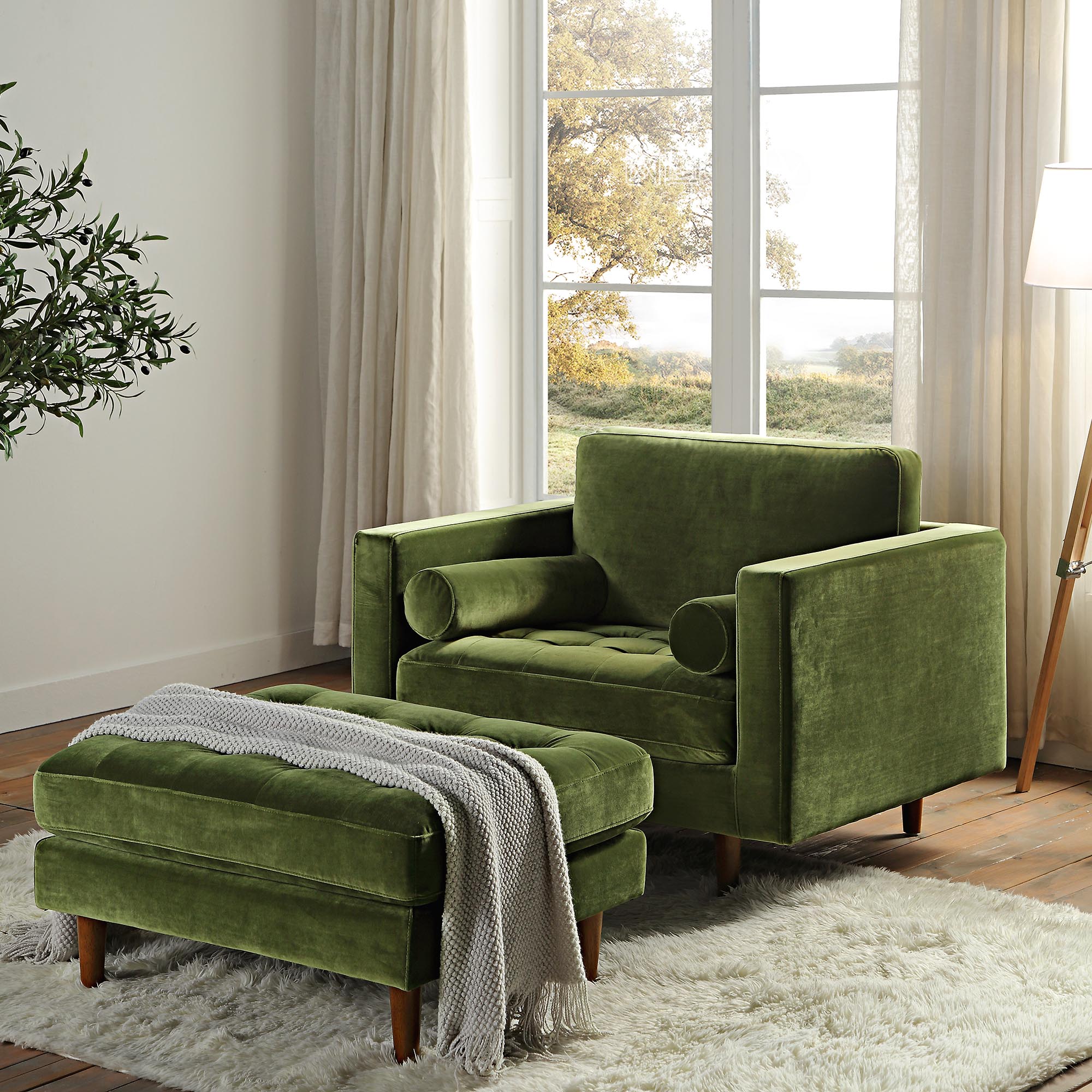 henrietta armchair, moss green velvet henrietta armchair, moss green velvet
