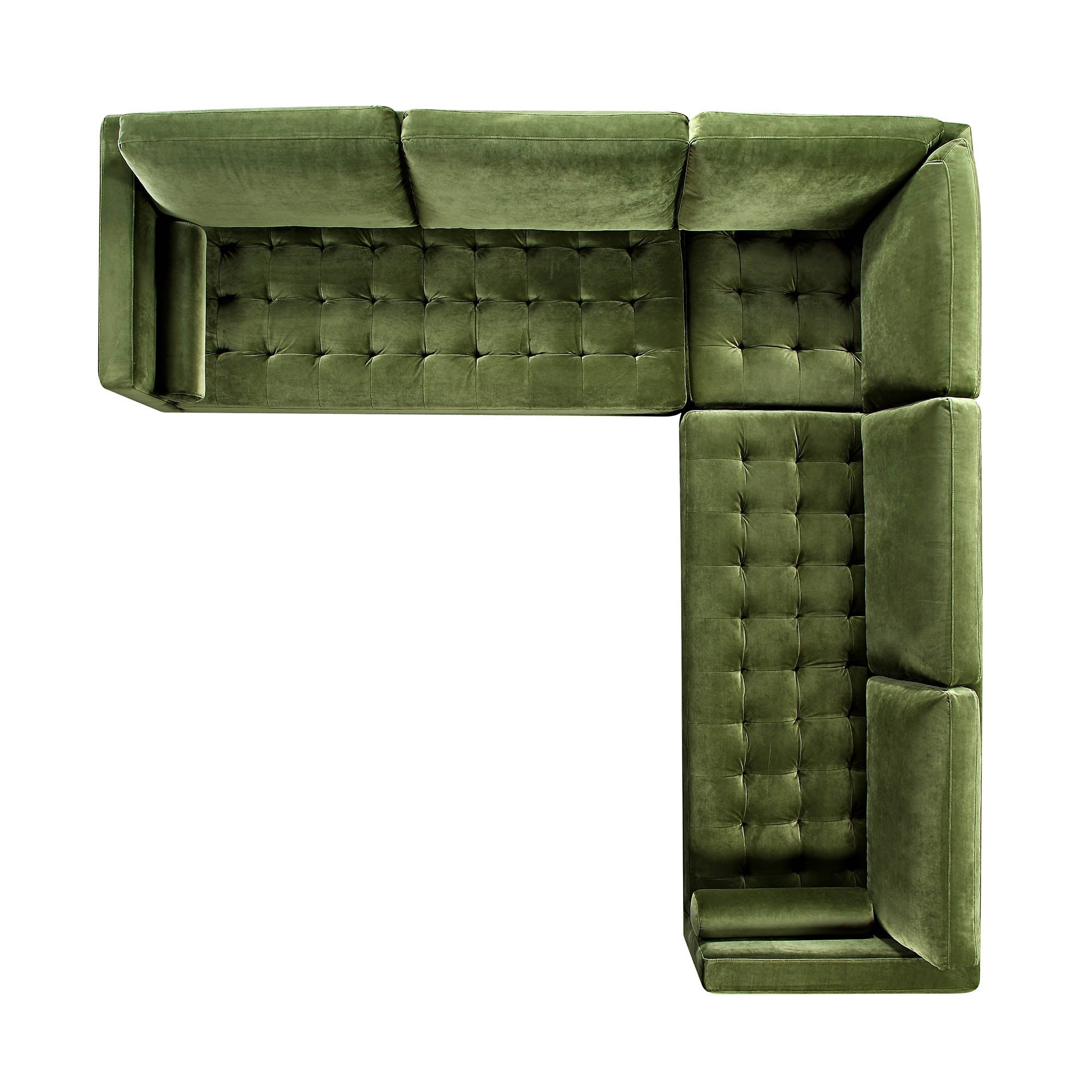 henrietta 5+seater corner sofa, moss green velvet henrietta 5+seater corner sofa, moss green velvet