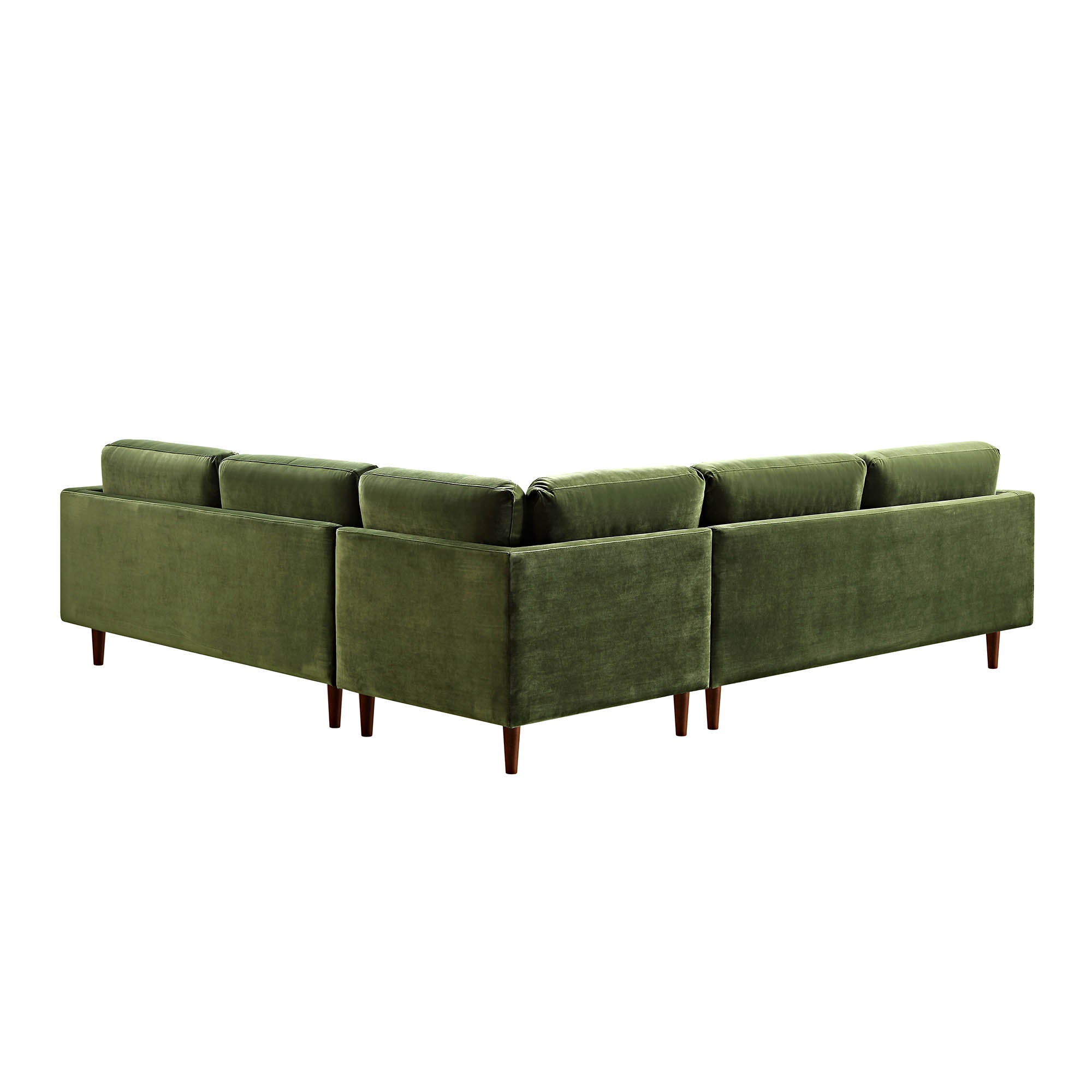 henrietta 5+seater corner sofa, moss green velvet henrietta 5+seater corner sofa, moss green velvet