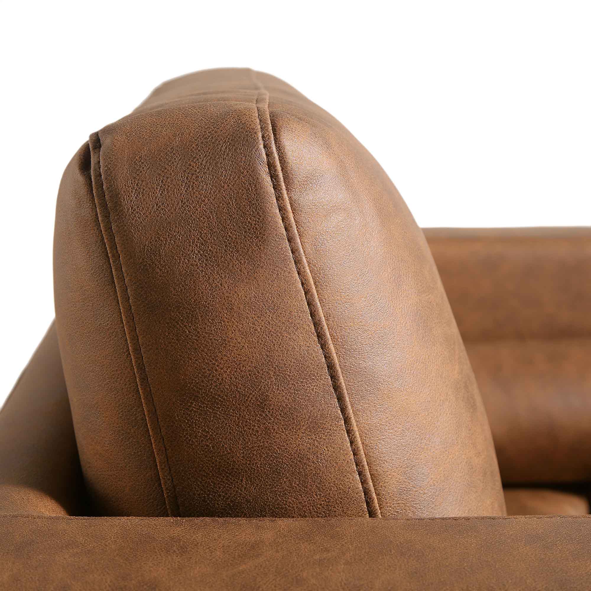 henrietta armchair, tan faux suede henrietta armchair, tan faux suede