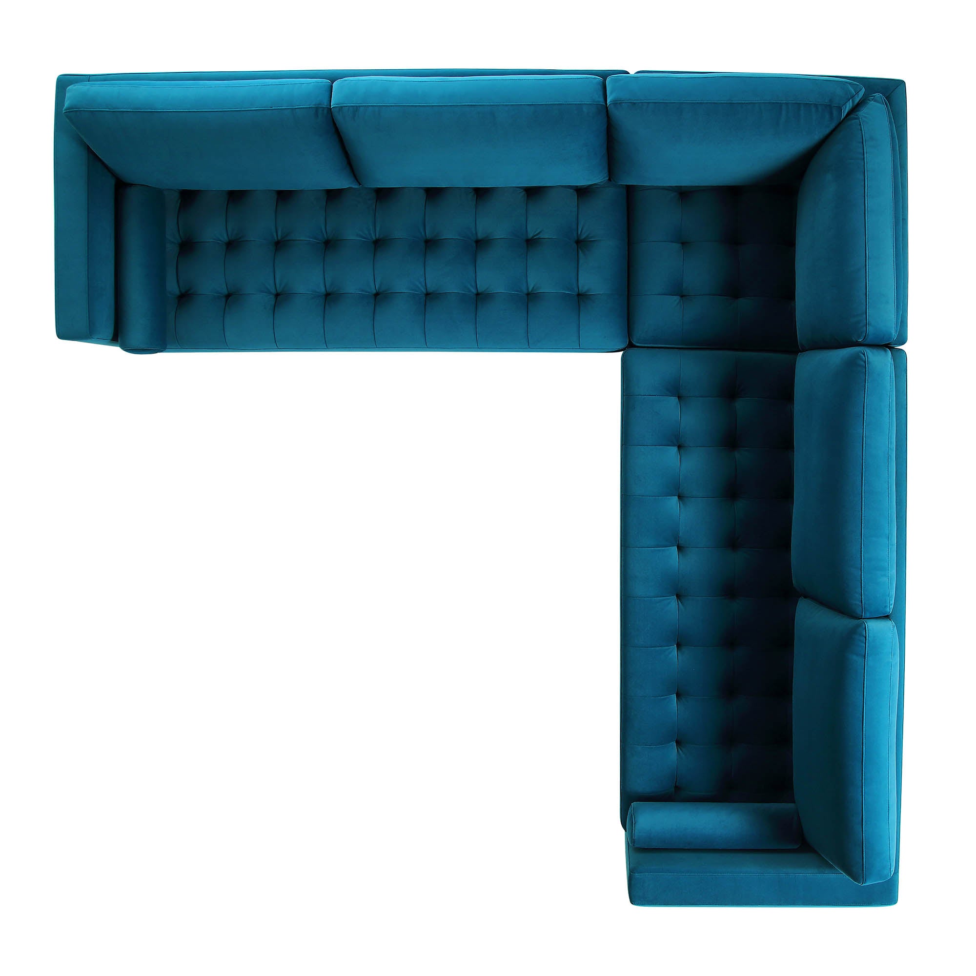 henrietta 5+seater corner sofa, teal velvet henrietta 5+seater corner sofa, teal velvet