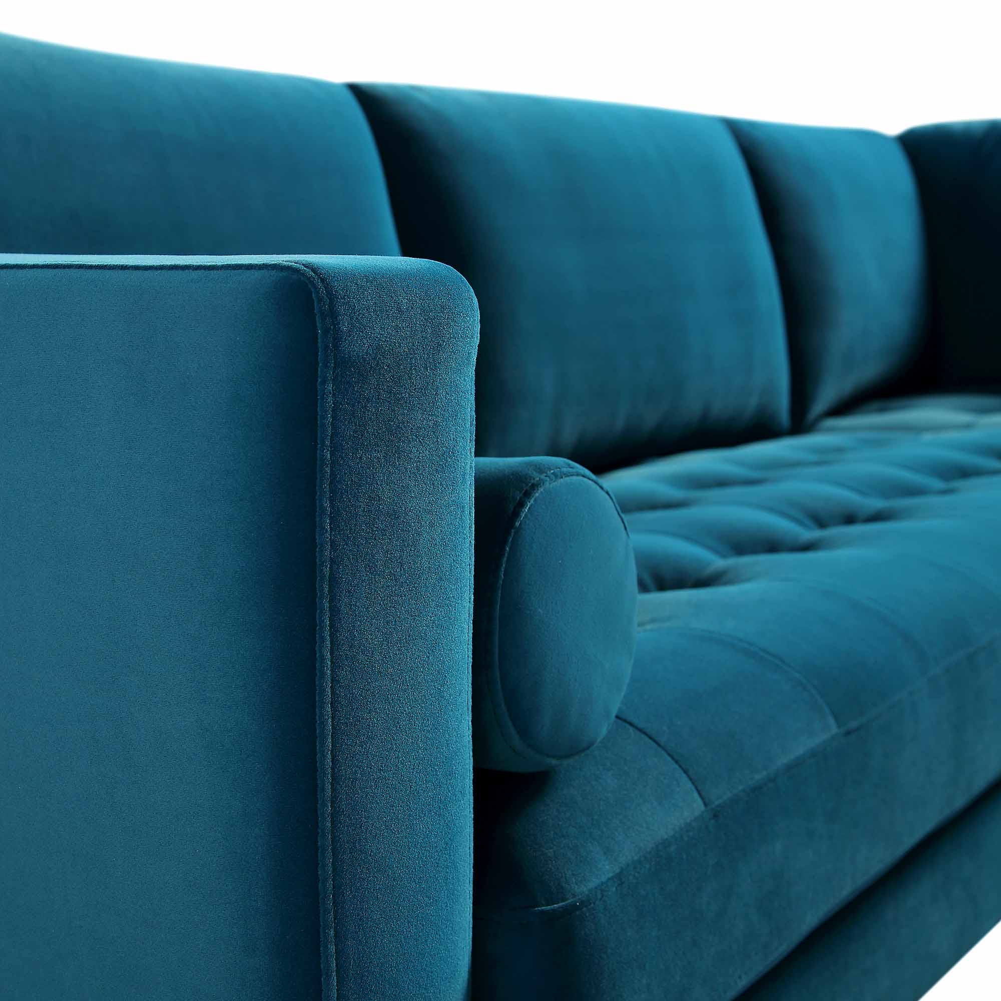 henrietta 5+seater corner sofa, teal velvet henrietta 5+seater corner sofa, teal velvet