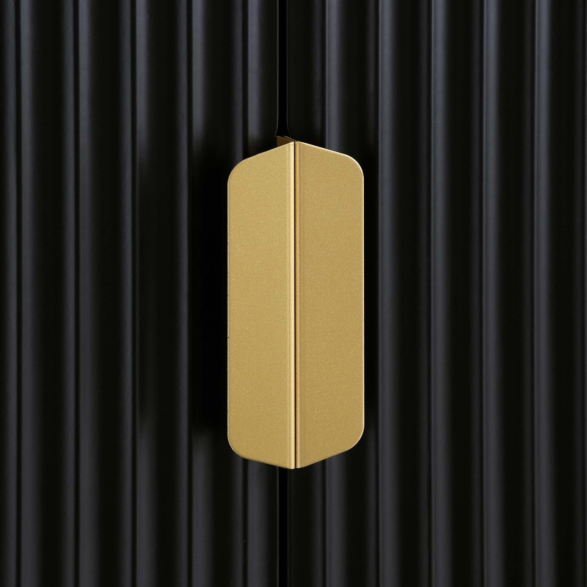 richmond ridged tall bookcase with doors, matte black richmond ridged tall bookcase with doors, matte black