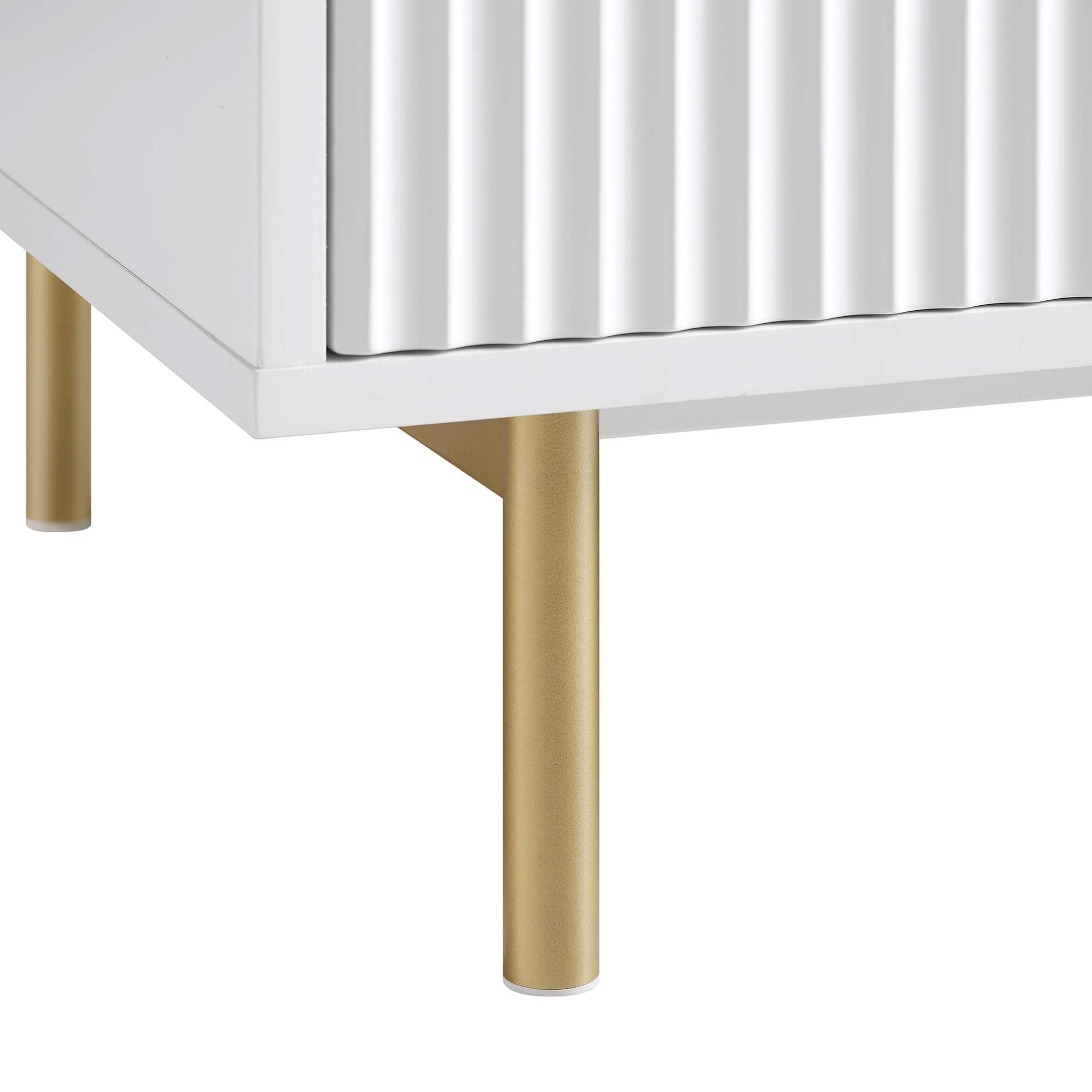 richmond ridged tall bookcase with doors, matte white richmond ridged tall bookcase with doors, matte white