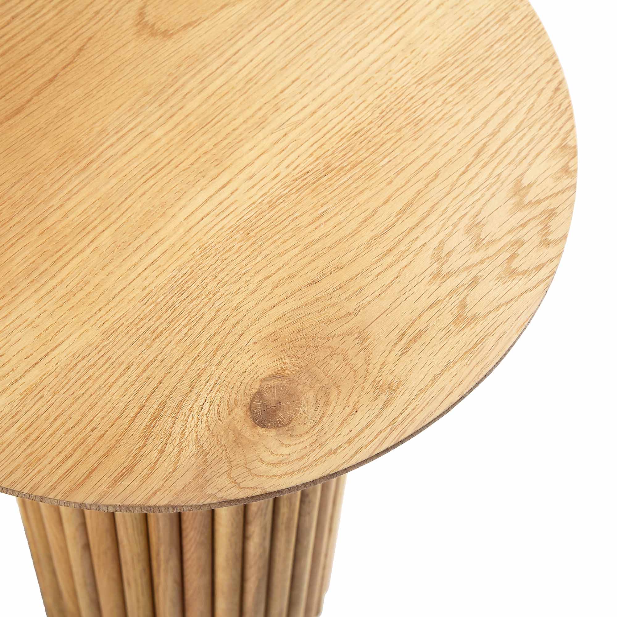 maru oak round side table, oak maru oak round side table, oak