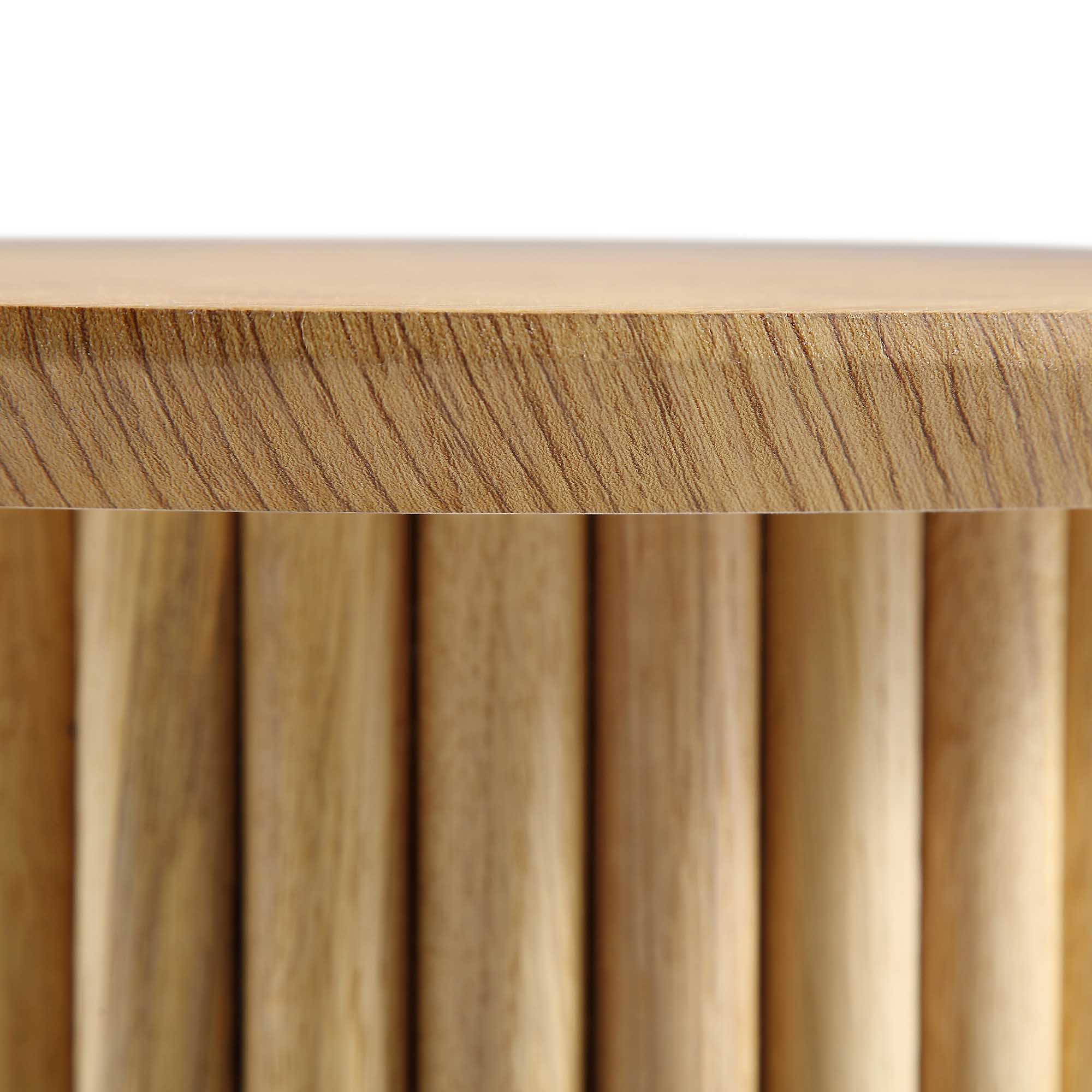 maru oak round side table, oak maru oak round side table, oak