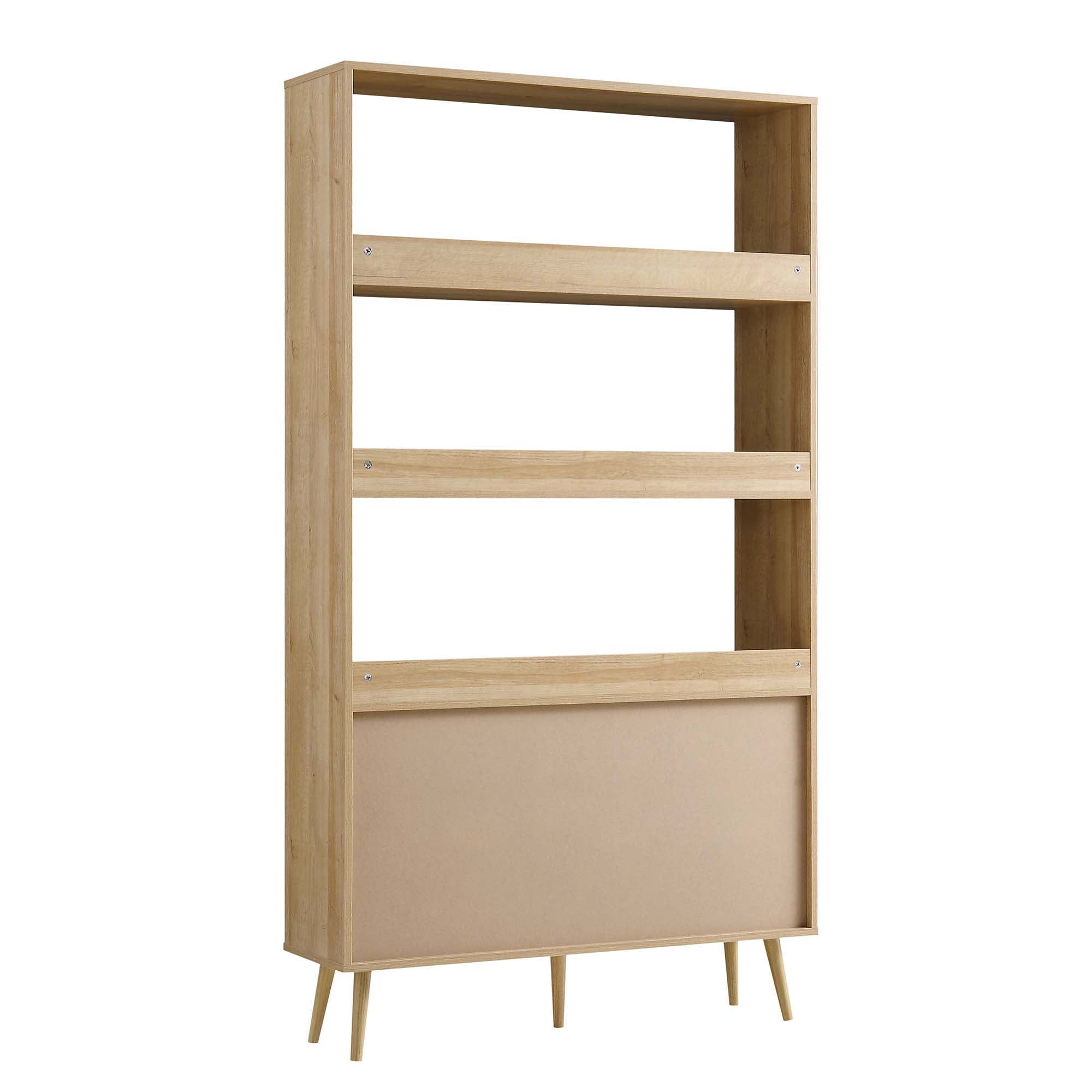 frances woven rattan bookcase with doors, natural frances woven rattan bookcase with doors, natural
