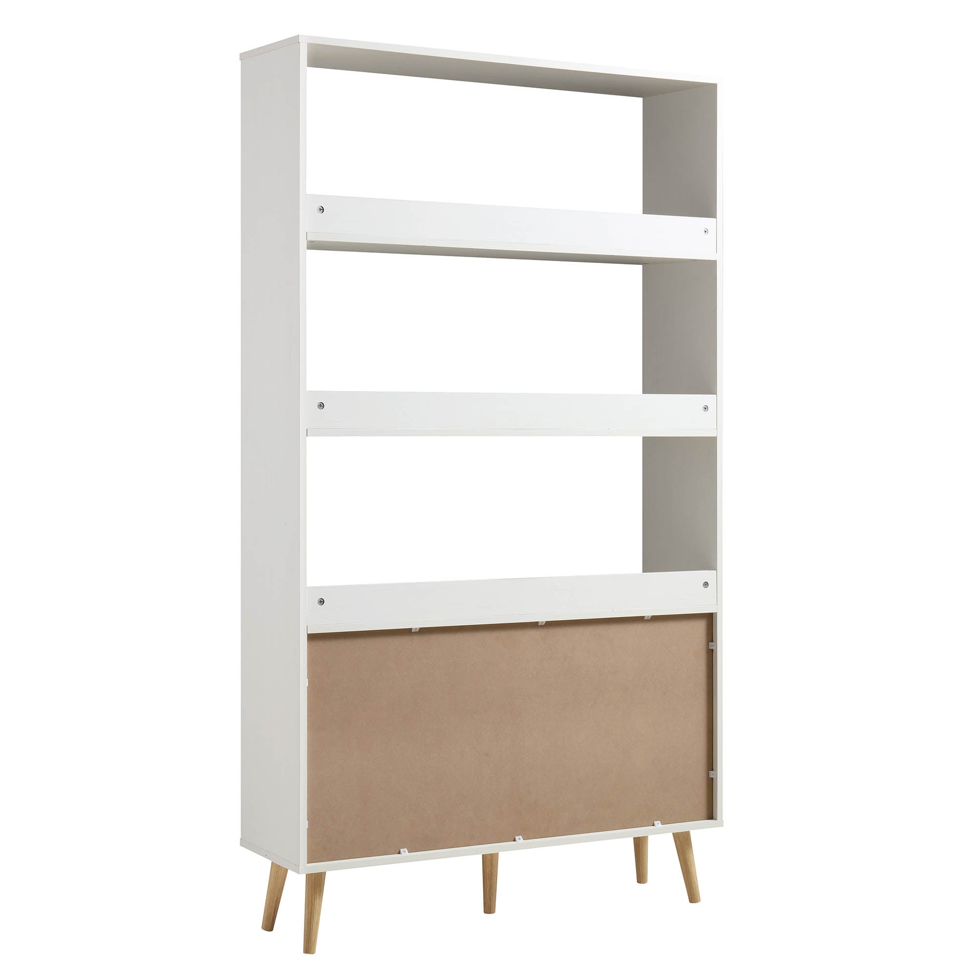 frances woven rattan bookcase with doors, white frances woven rattan bookcase with doors, white