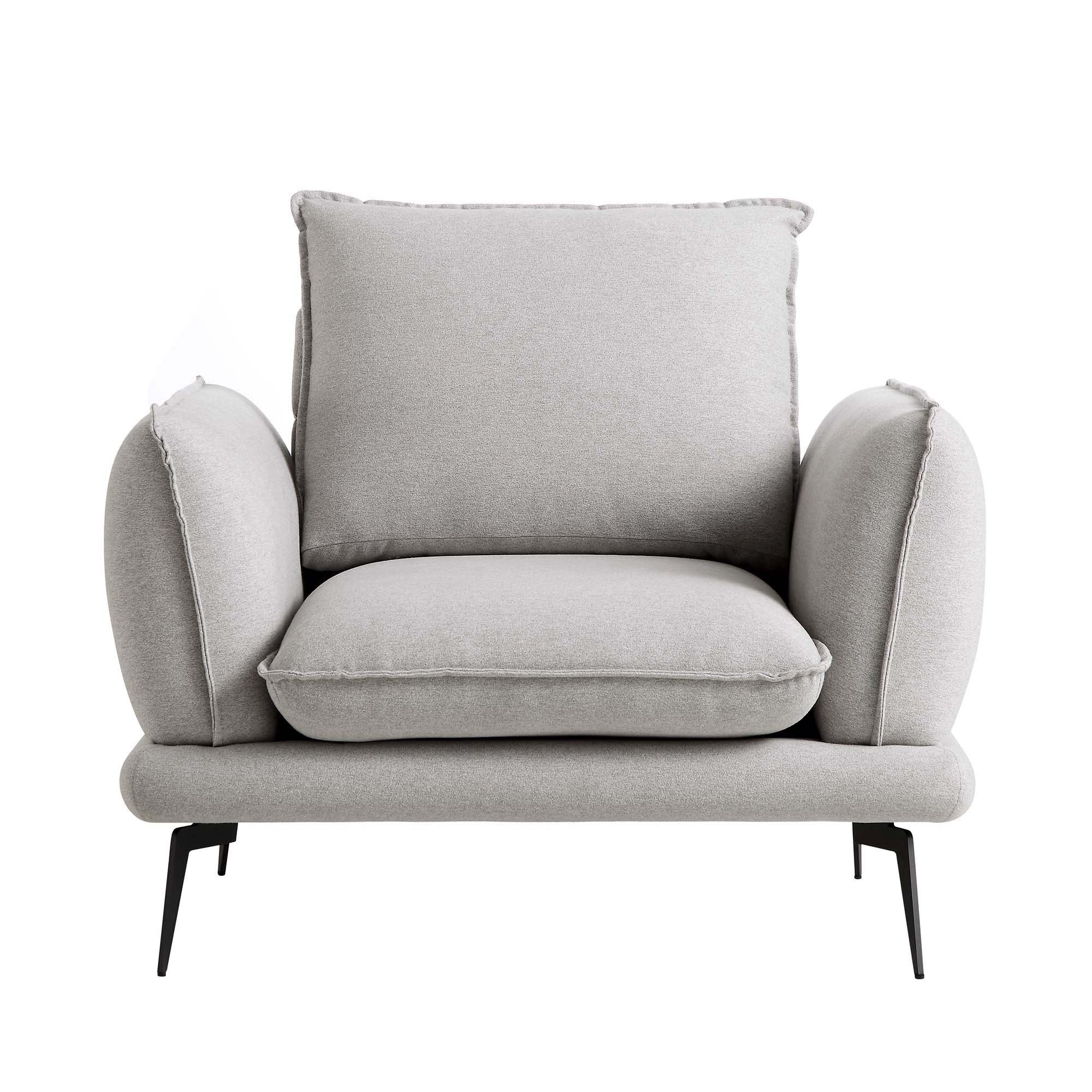 obriel gray marl fabric armchair obriel gray marl fabric armchair