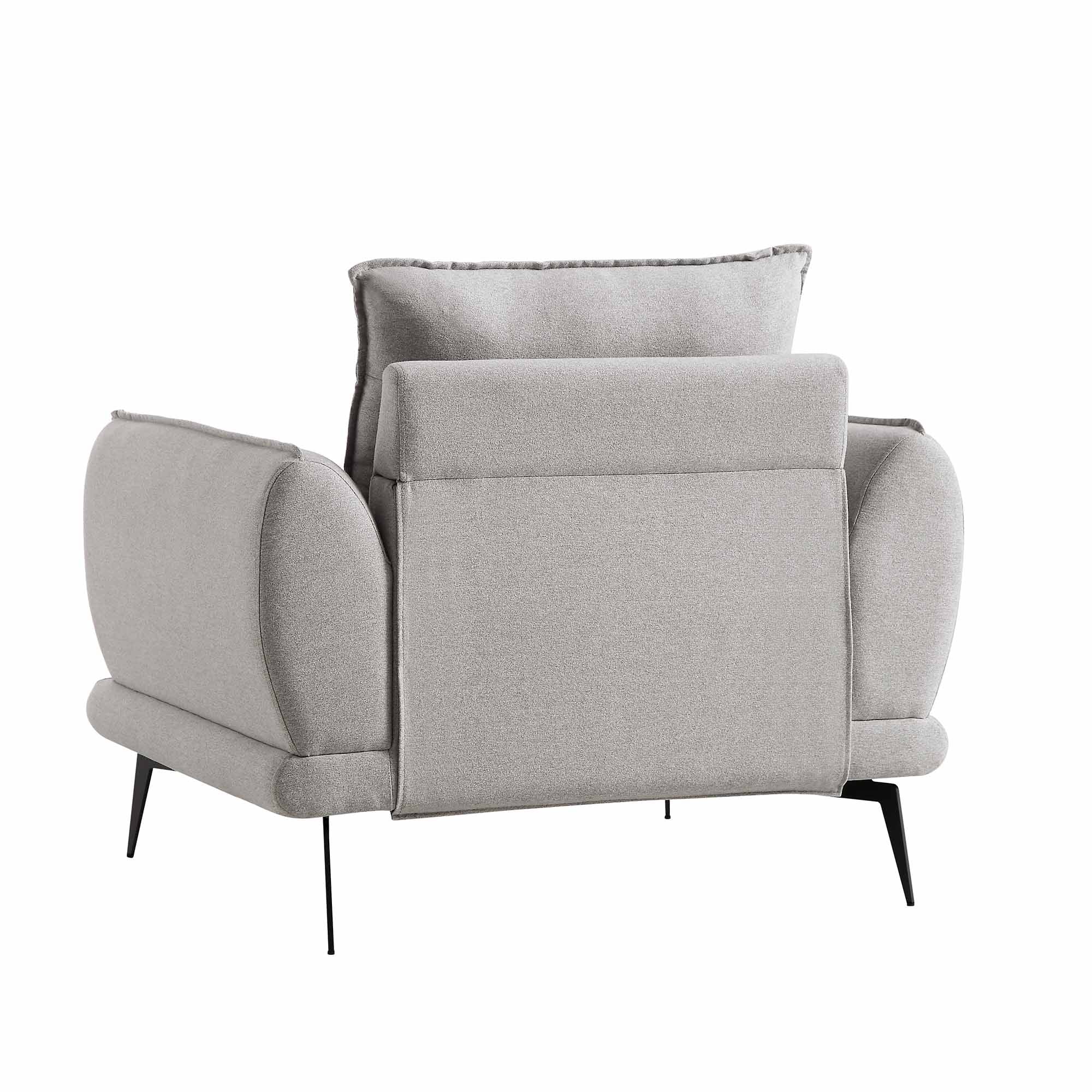 obriel gray marl fabric armchair obriel gray marl fabric armchair