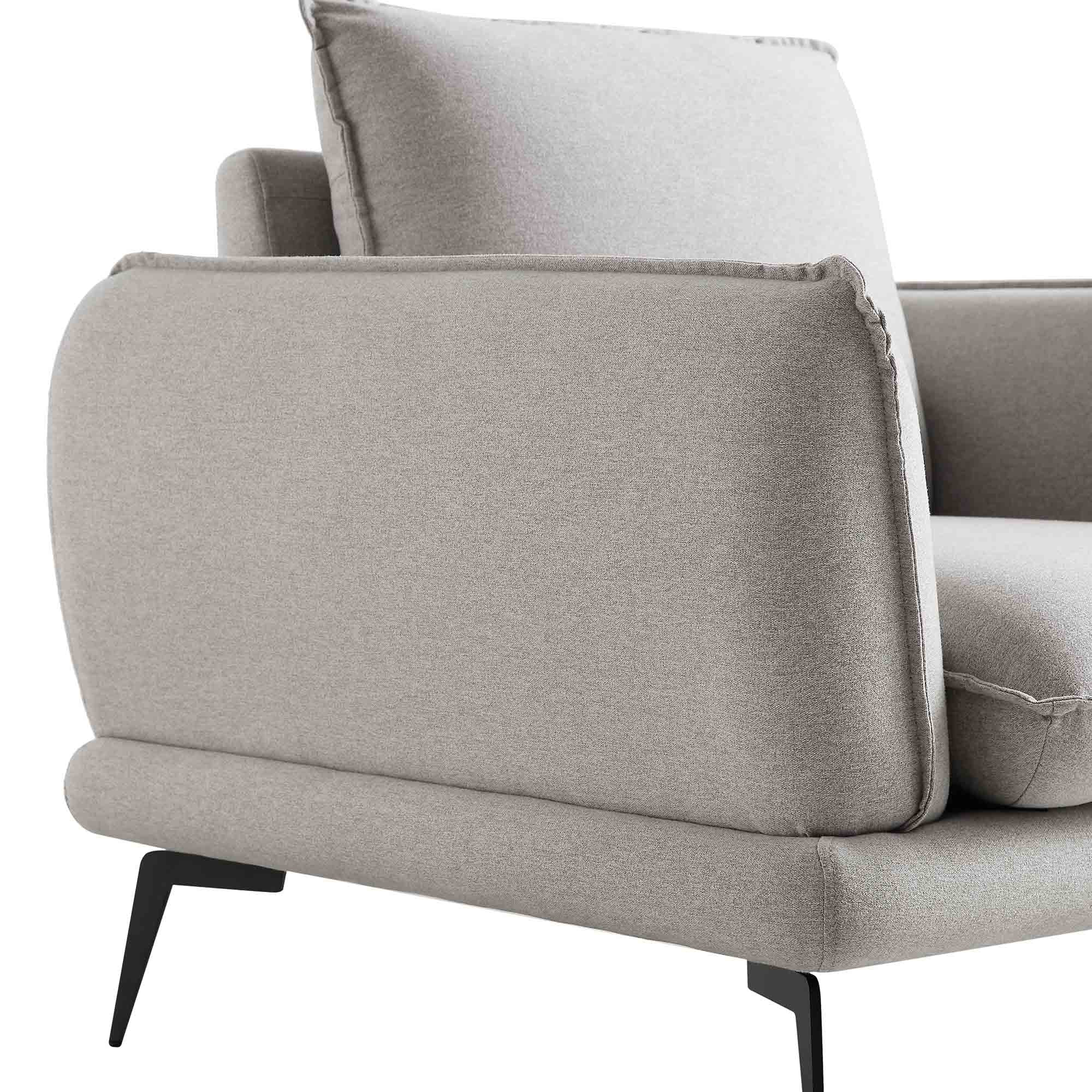 obriel gray marl fabric armchair obriel gray marl fabric armchair