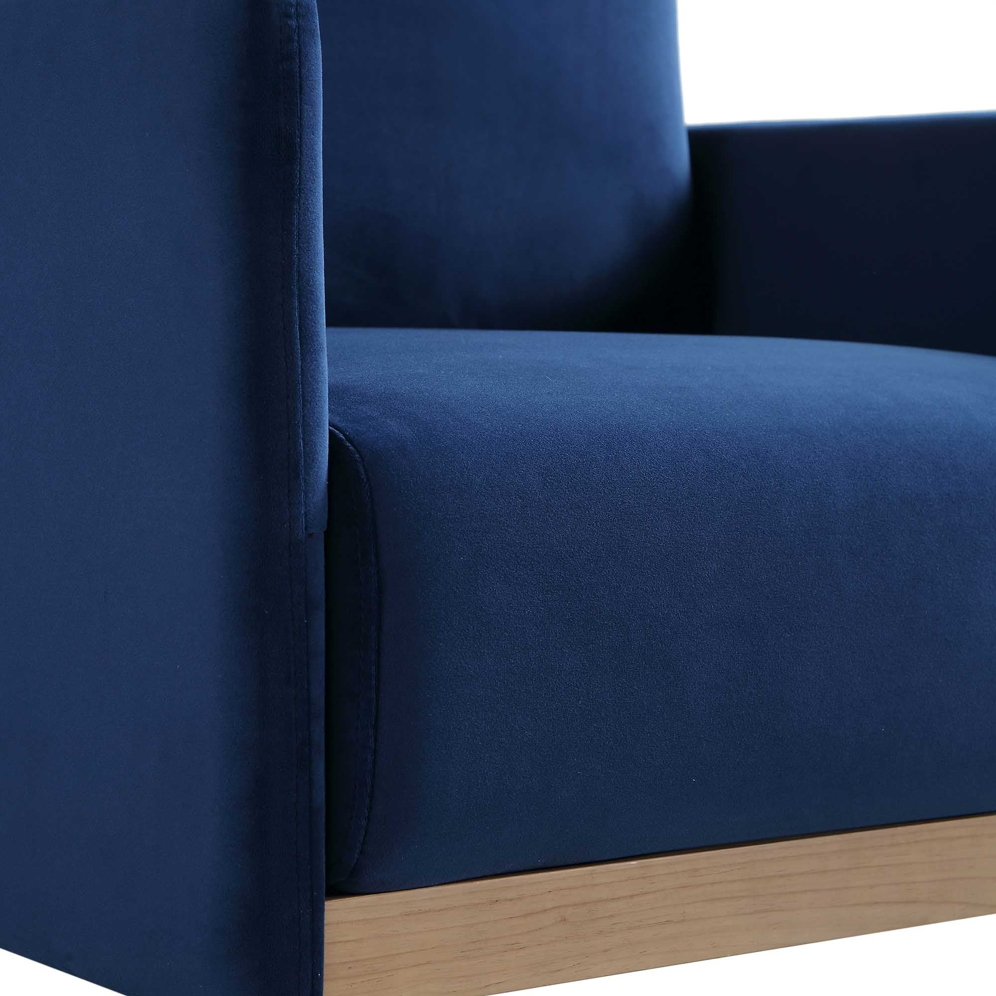 timber navy blue velvet armchair timber navy blue velvet armchair