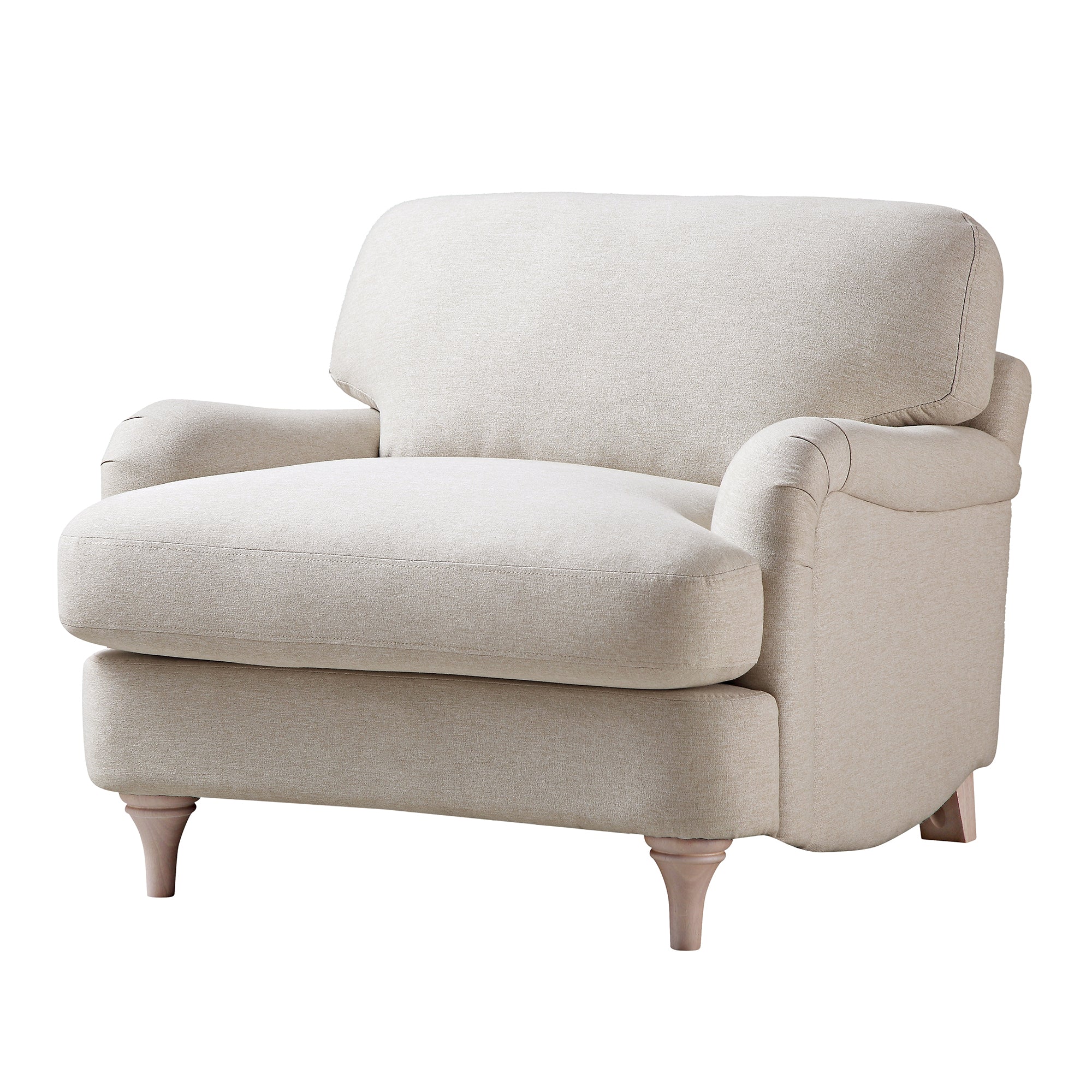 daphnis oatmeal fabric sofa, 1 seater daphnis oatmeal fabric sofa, 1 seater