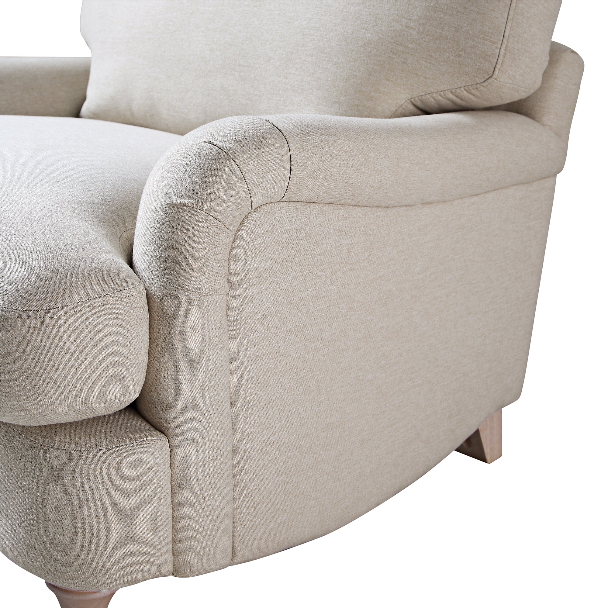 daphnis oatmeal fabric sofa, 1 seater daphnis oatmeal fabric sofa, 1 seater