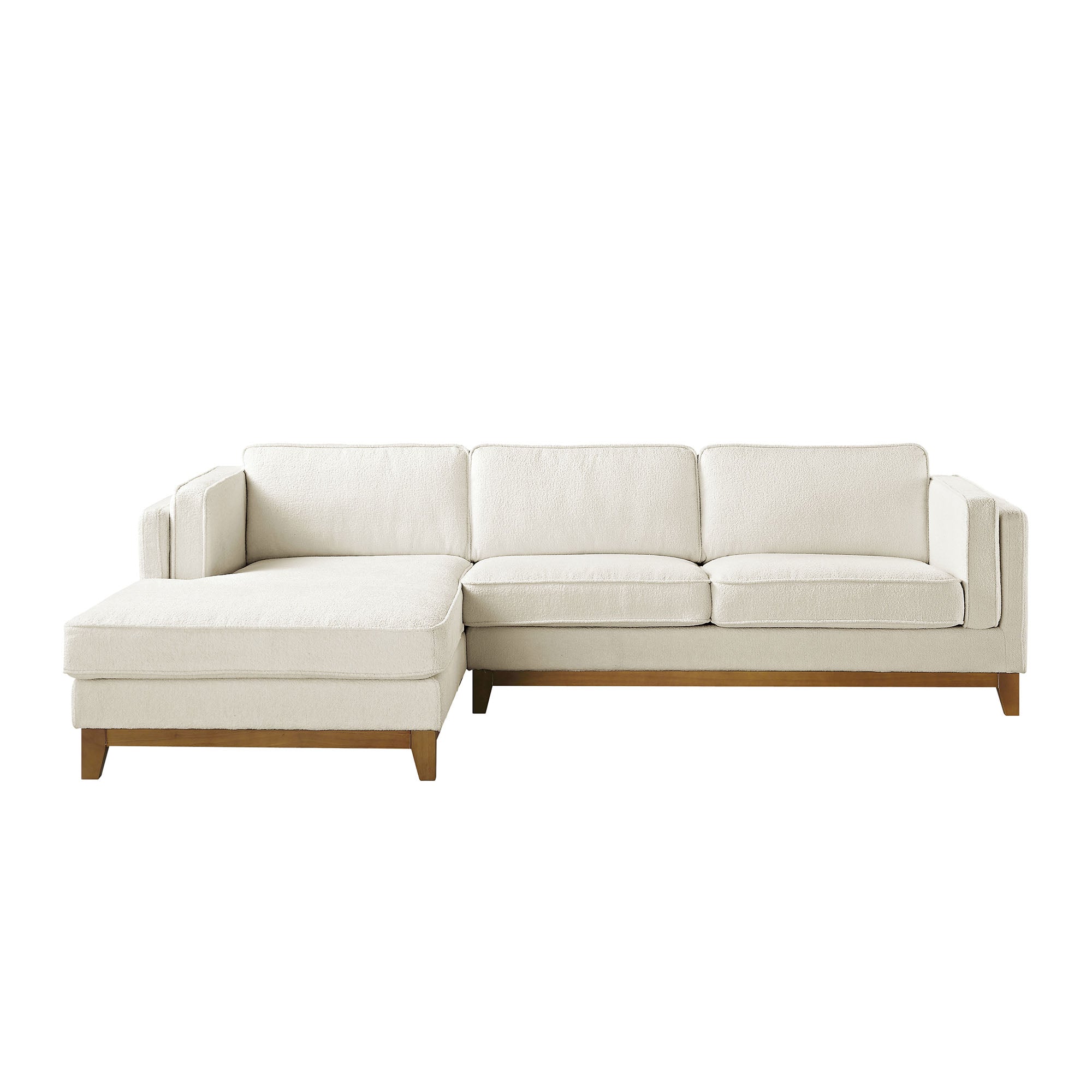 dipley beige boucle fabric sofa, grande chaise sofa left hand facing dipley beige boucle fabric sofa, grande chaise sofa left hand facing