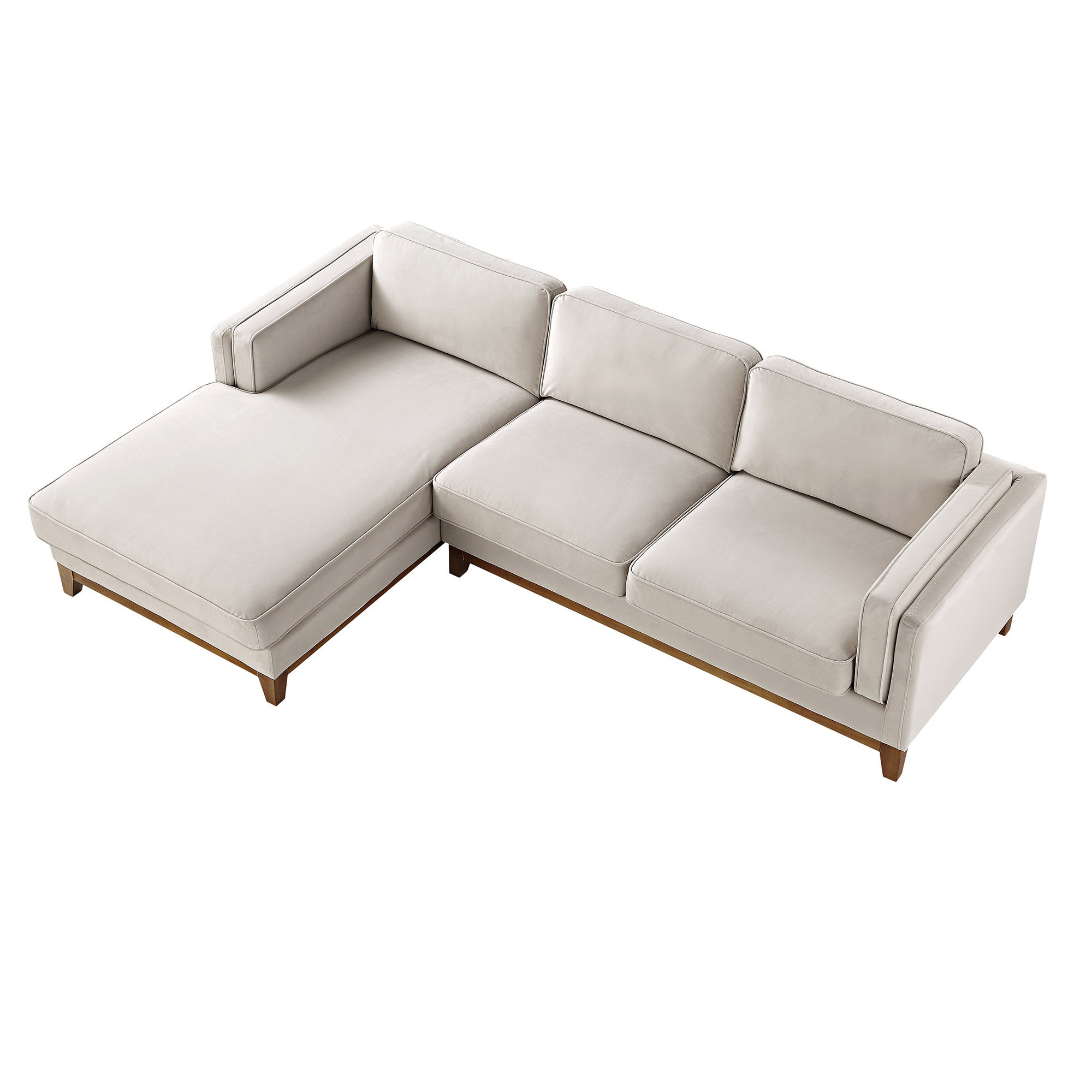 dipley champagne velvet sofa, grande chaise sofa left hand facing dipley champagne velvet sofa, grande chaise sofa left hand facing