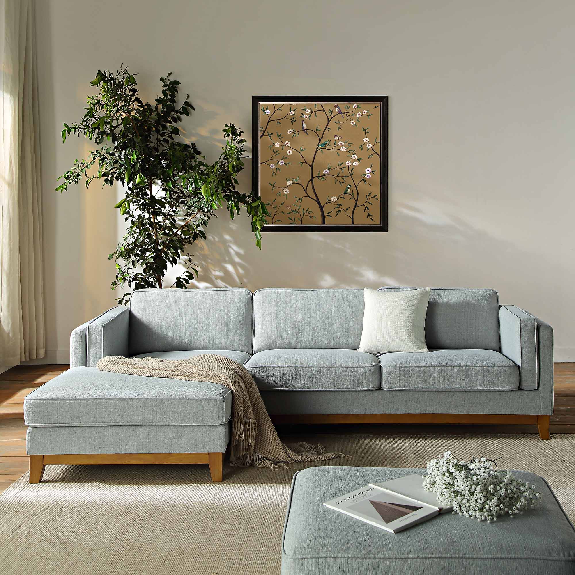 dipley sage woven fabric sofa, grande chaise sofa left hand facing dipley sage woven fabric sofa, grande chaise sofa left hand facing