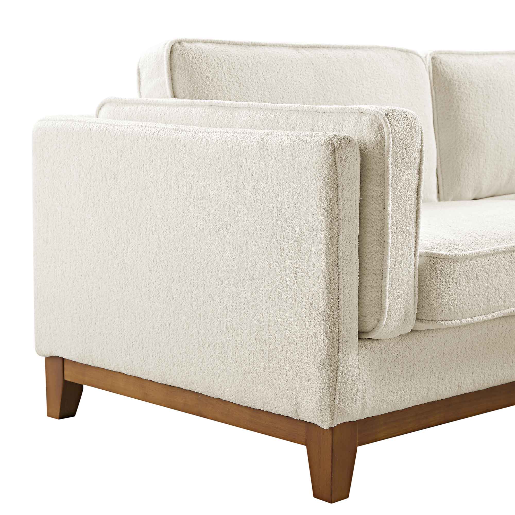 dipley beige boucle fabric grande corner sofa dipley beige boucle fabric grande corner sofa