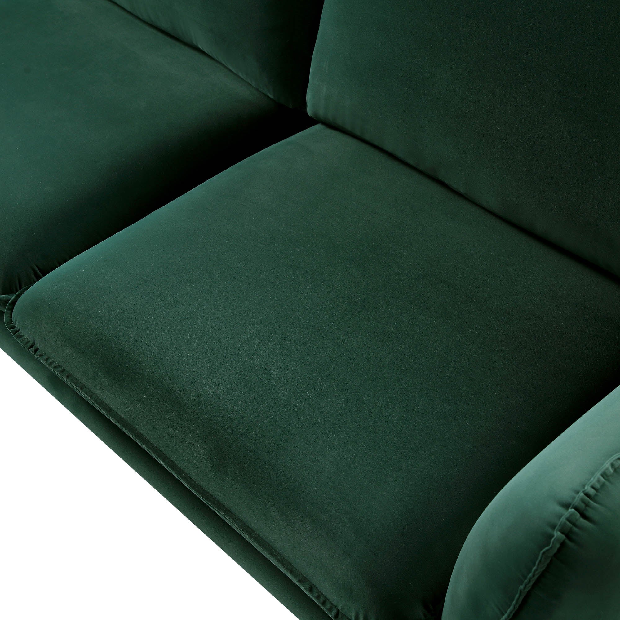 obriel forest green velvet grande corner sofa obriel forest green velvet grande corner sofa