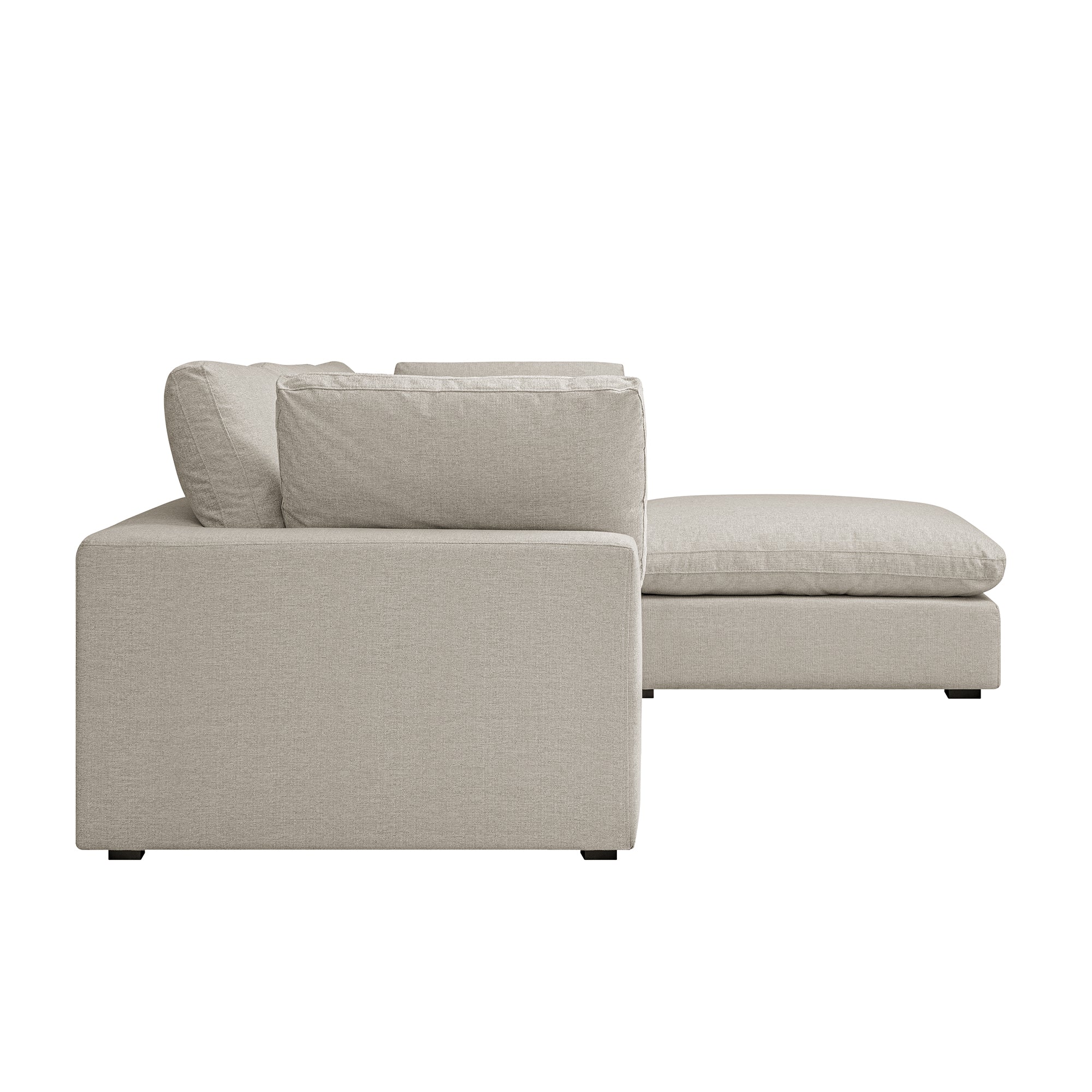 lutyens oatmeal weave fabric sectional sofa, 3 piece chaise lutyens oatmeal weave fabric sectional sofa, 3 piece chaise