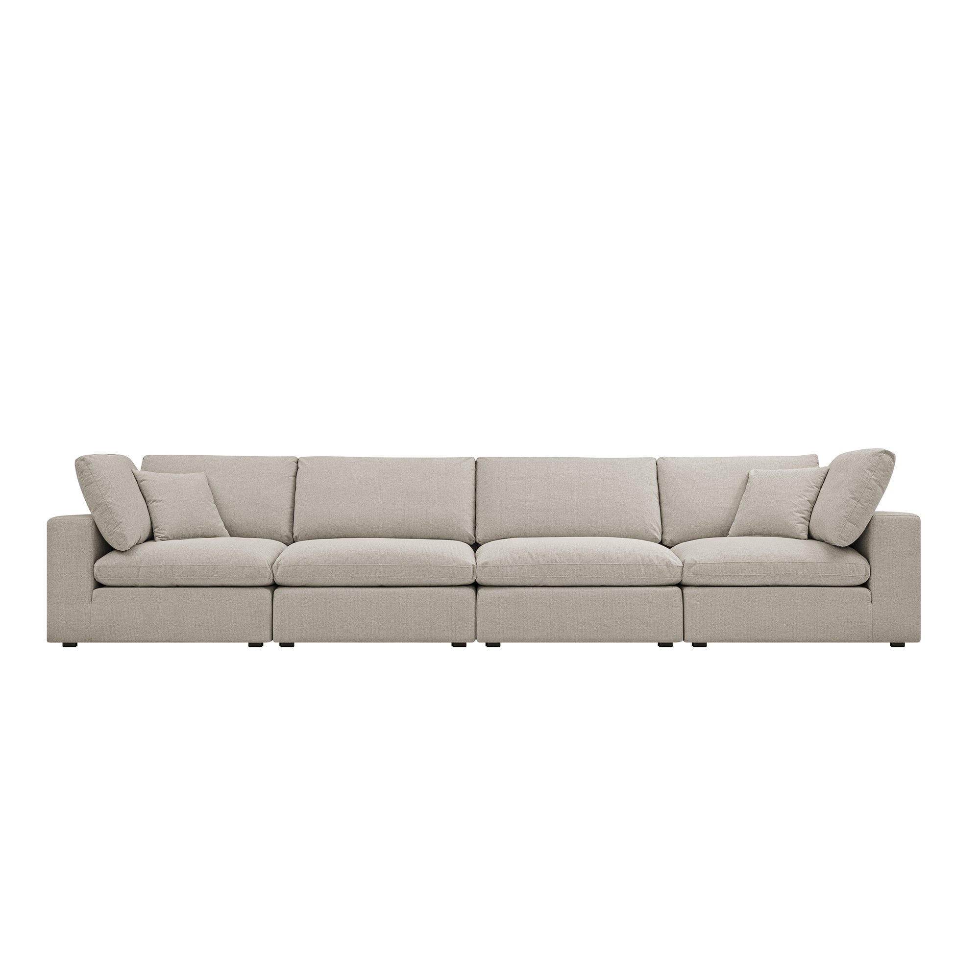 lutyens oatmeal weave fabric sectional sofa, 4 piece lutyens oatmeal weave fabric sectional sofa, 4 piece