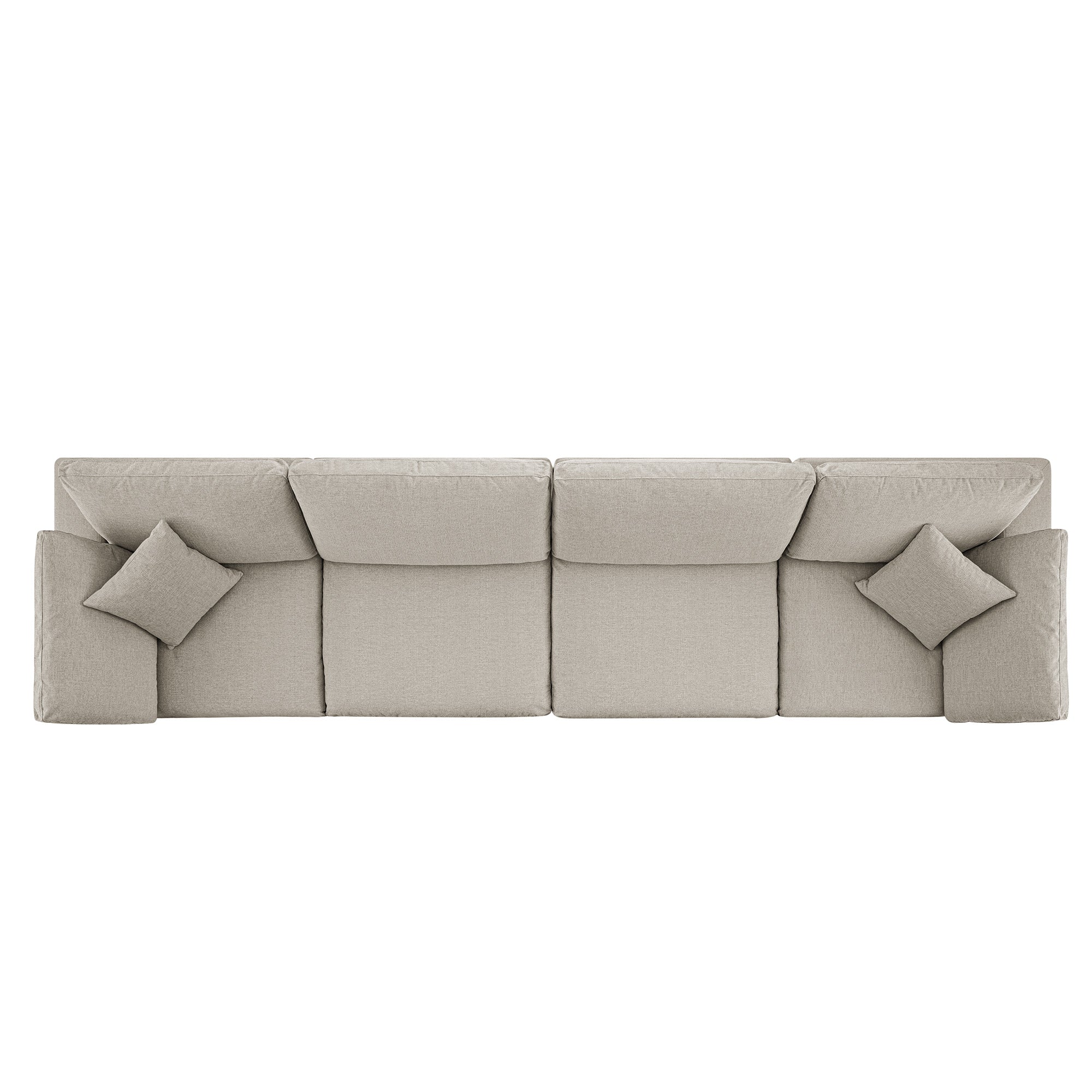 lutyens oatmeal weave fabric sectional sofa, 4 piece lutyens oatmeal weave fabric sectional sofa, 4 piece