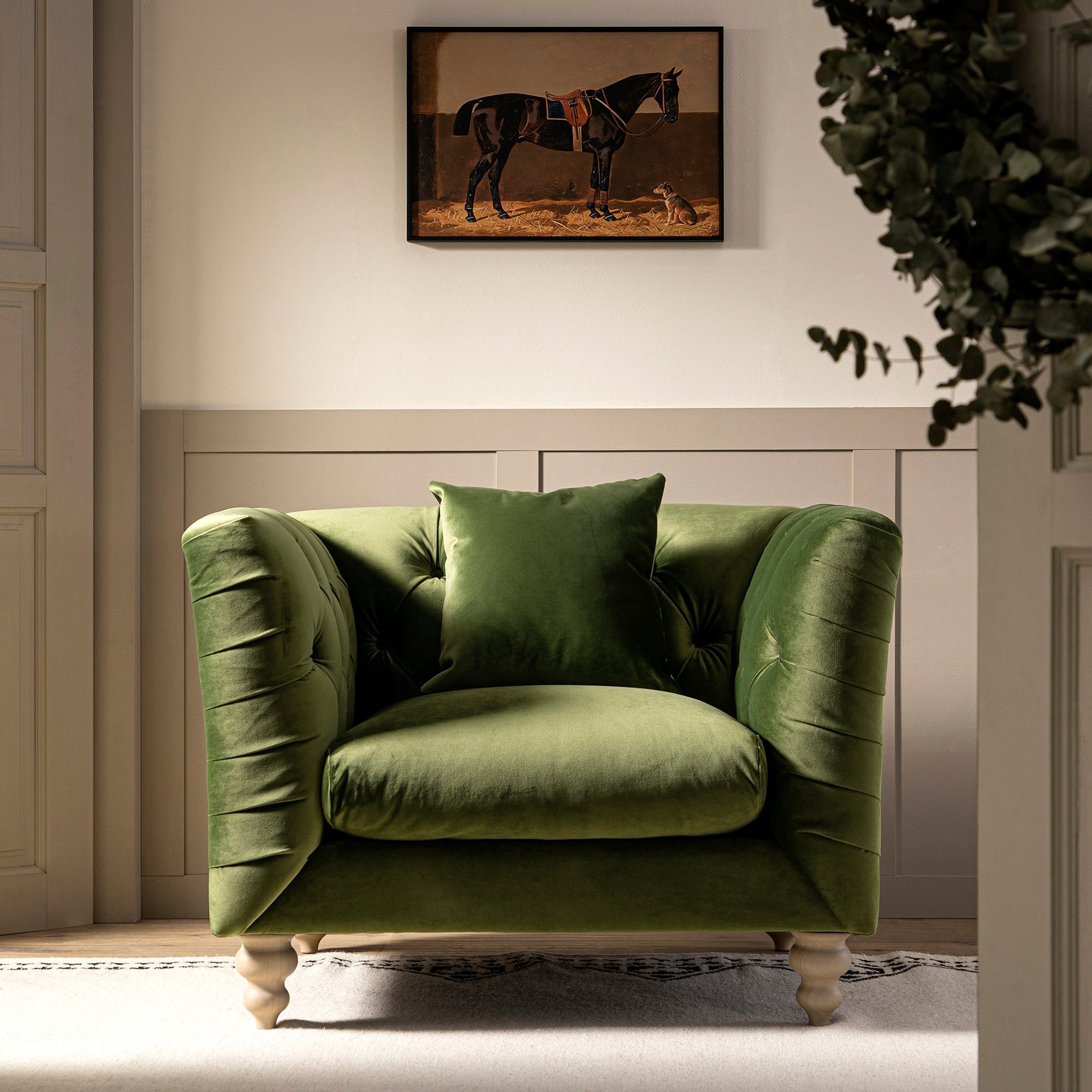 ashby chesterfield armchair, fern green velvet ashby chesterfield armchair, fern green velvet