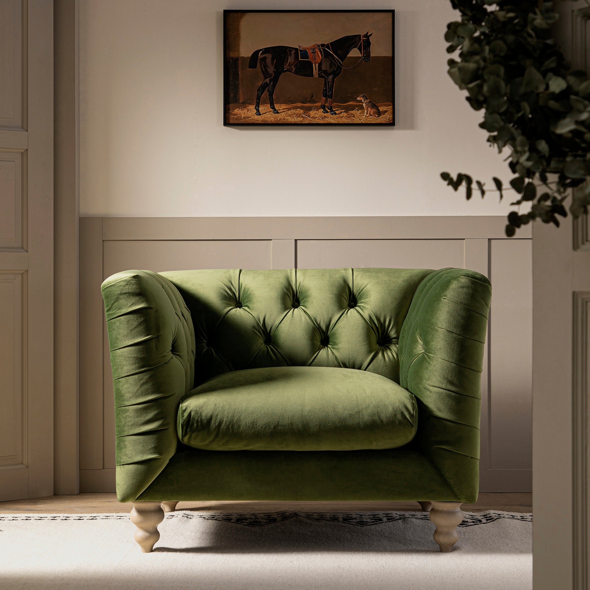 ashby chesterfield armchair, fern green velvet ashby chesterfield armchair, fern green velvet