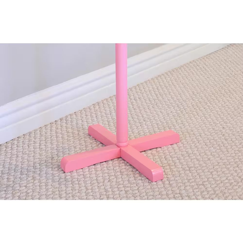 8 hook kid's coat rack in pink 8 hook kid's coat rack in pink