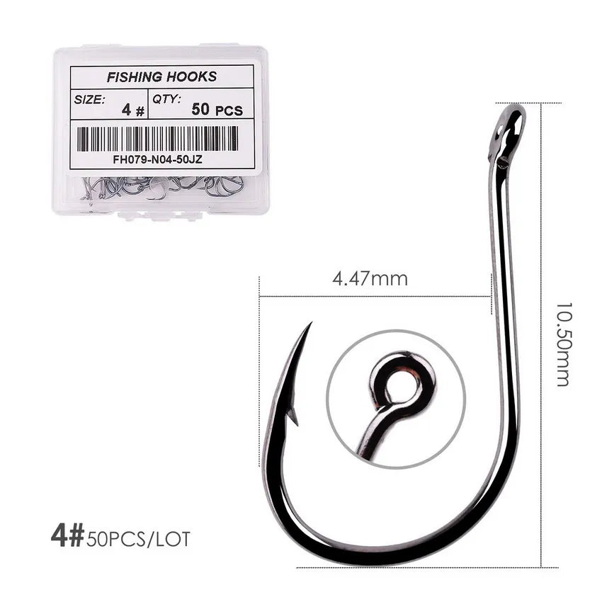 50pcs / 20pcs / box circle carp eyed fishing hook size 2 22# ring eye japan fishhooks fishing hooks single jig fish hook tackle 50pcs / 20pcs / box circle carp eyed fishing hook size 2 22# ring eye japan fishhooks fishing hooks single jig fish hook tackle