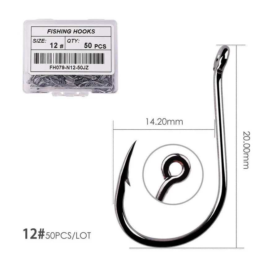 50pcs / 20pcs / box circle carp eyed fishing hook size 2 22# ring eye japan fishhooks fishing hooks single jig fish hook tackle 50pcs / 20pcs / box circle carp eyed fishing hook size 2 22# ring eye japan fishhooks fishing hooks single jig fish hook tackle