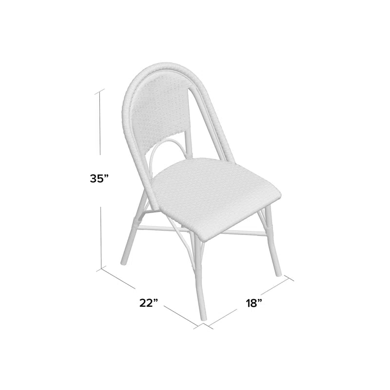 casidy wicker premium all weather wicker outdoor dining side chair casidy wicker premium all weather wicker outdoor dining side chair