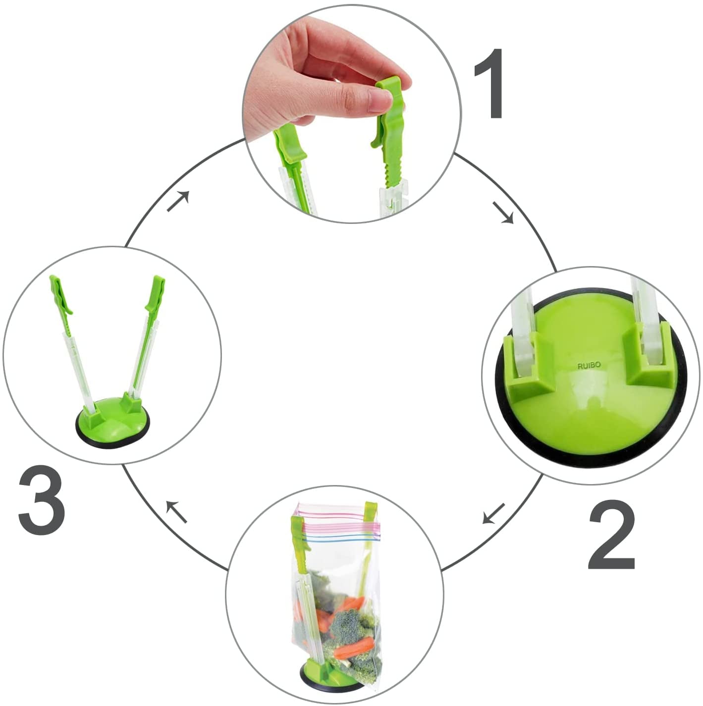 baggy rack holder for food prep/ziplock bag, meal planning/plastic freezer bag holders stand, green, pack of 4 4 pcs baggy rack holder for food prep/ziplock bag, meal planning/plastic freezer bag holders stand, green, pack of 4 4 pcs