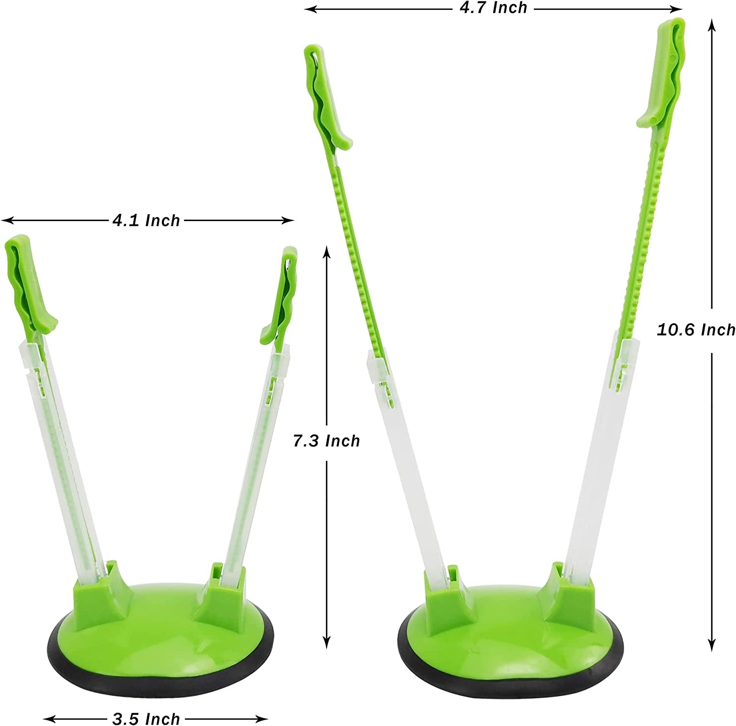 baggy rack holder for food prep/ziplock bag, meal planning/plastic freezer bag holders stand, green, pack of 4 4 pcs baggy rack holder for food prep/ziplock bag, meal planning/plastic freezer bag holders stand, green, pack of 4 4 pcs