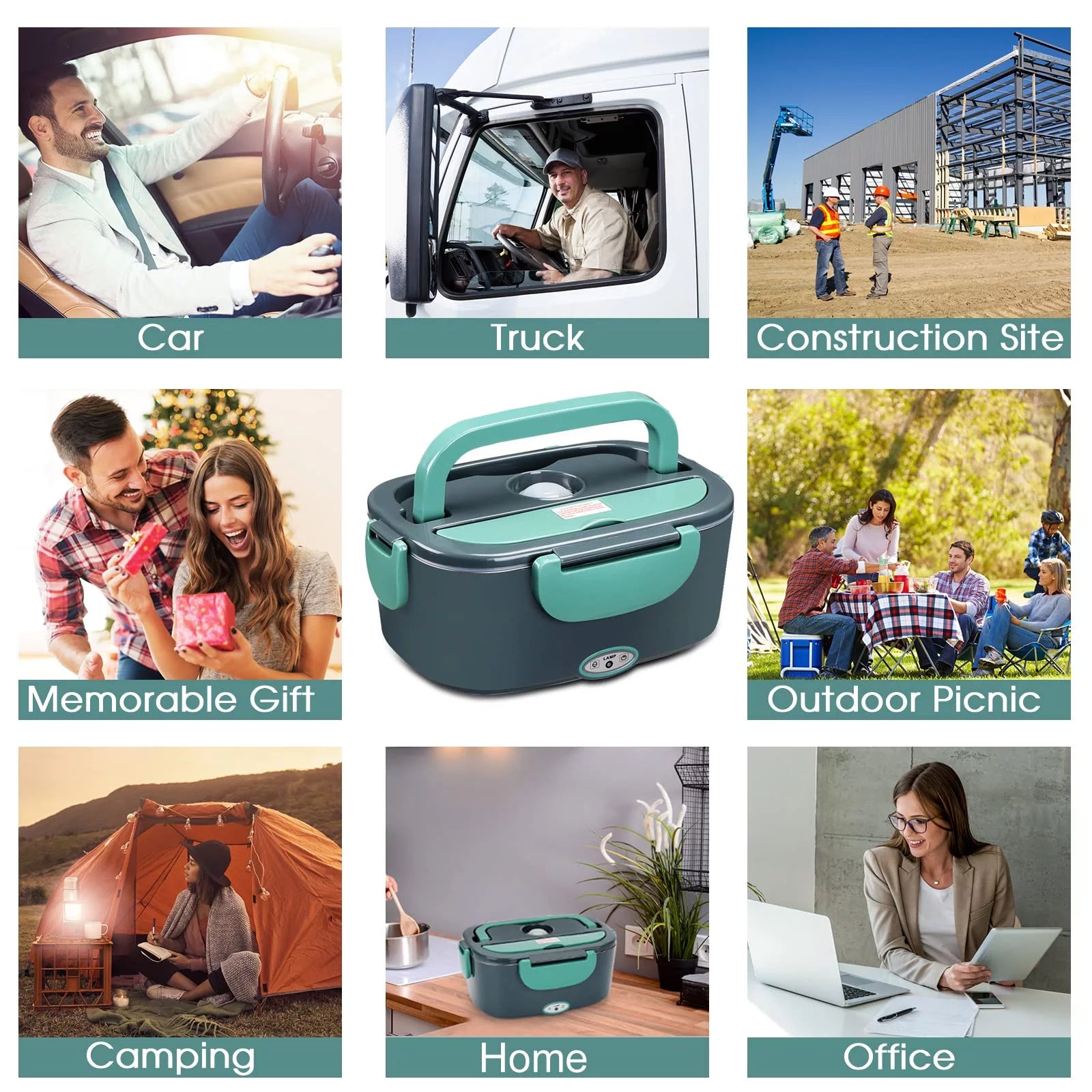electric lunch box food heater 3 in 1 portable food warmer lunch box for car & home electric lunch box food heater 3 in 1 portable food warmer lunch box for car & home