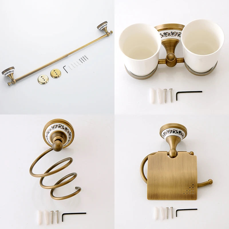 antique bronze bathroom accessories sets towel shelf towel holder toilet paper holder rove hook ceramic bathroom products el3100 antique bronze bathroom accessories sets towel shelf towel holder toilet paper holder rove hook ceramic bathroom products el3100