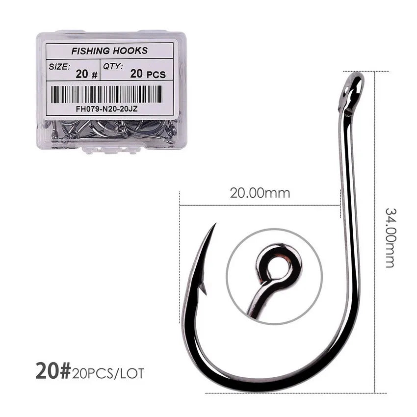 50pcs / 20pcs / box circle carp eyed fishing hook size 2 22# ring eye japan fishhooks fishing hooks single jig fish hook tackle 50pcs / 20pcs / box circle carp eyed fishing hook size 2 22# ring eye japan fishhooks fishing hooks single jig fish hook tackle