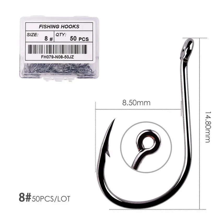 50pcs / 20pcs / box circle carp eyed fishing hook size 2 22# ring eye japan fishhooks fishing hooks single jig fish hook tackle 50pcs / 20pcs / box circle carp eyed fishing hook size 2 22# ring eye japan fishhooks fishing hooks single jig fish hook tackle