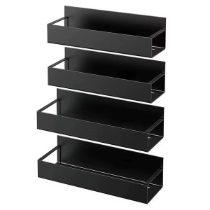 2pcs magnetic storage shelf household kitchen refrigerator washing machine side hanging storage rack, multifunctional storage