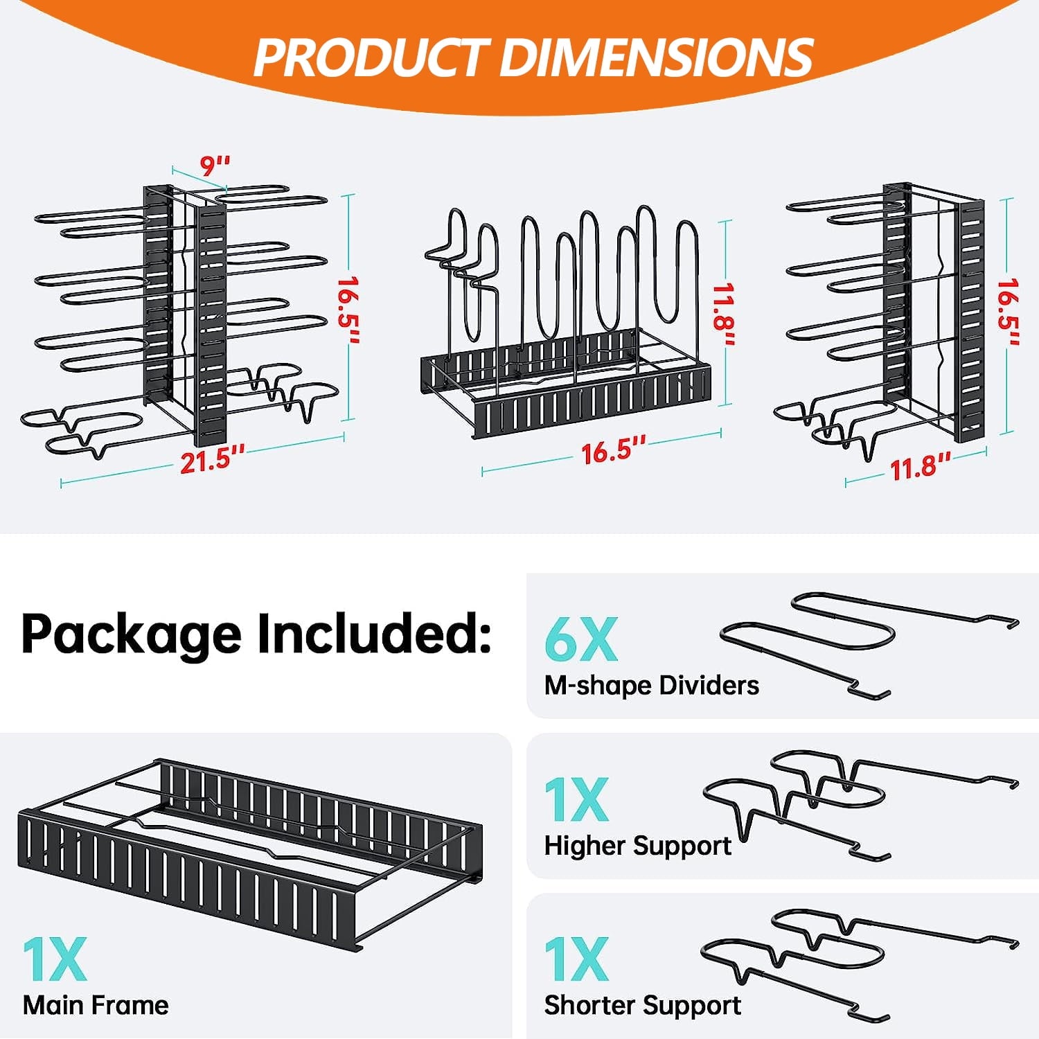 adjustable 8 tier pots and pans organizer rack with heavy duty metal construction and anti slip silicone pads for kitchen cabinet storage solutions adjustable 8 tier pots and pans organizer rack with heavy duty metal construction and anti slip silicone pads for kitchen cabinet storage solutions